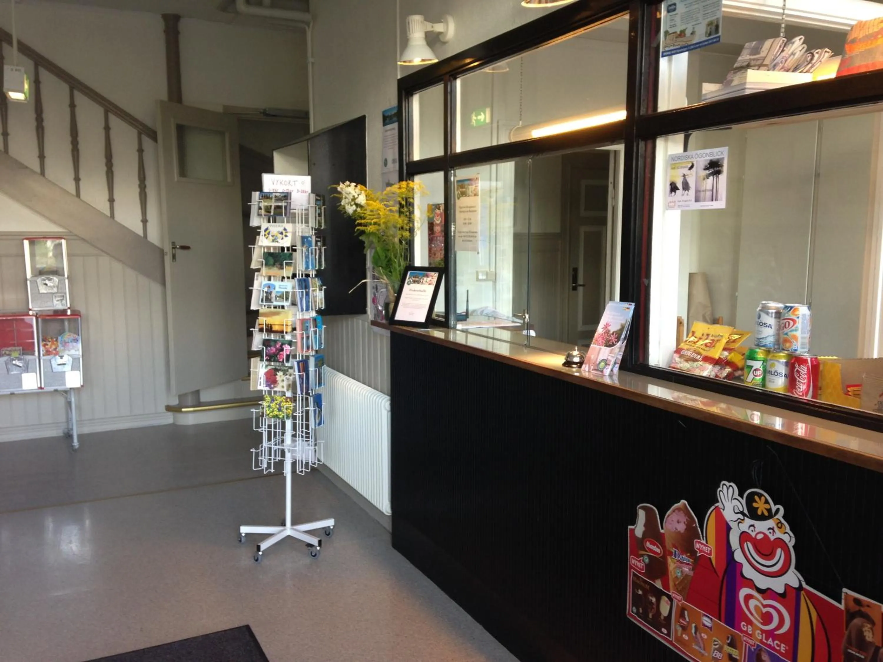 Lobby or reception in Ronneby Brunnspark Vandrarhem och B&B