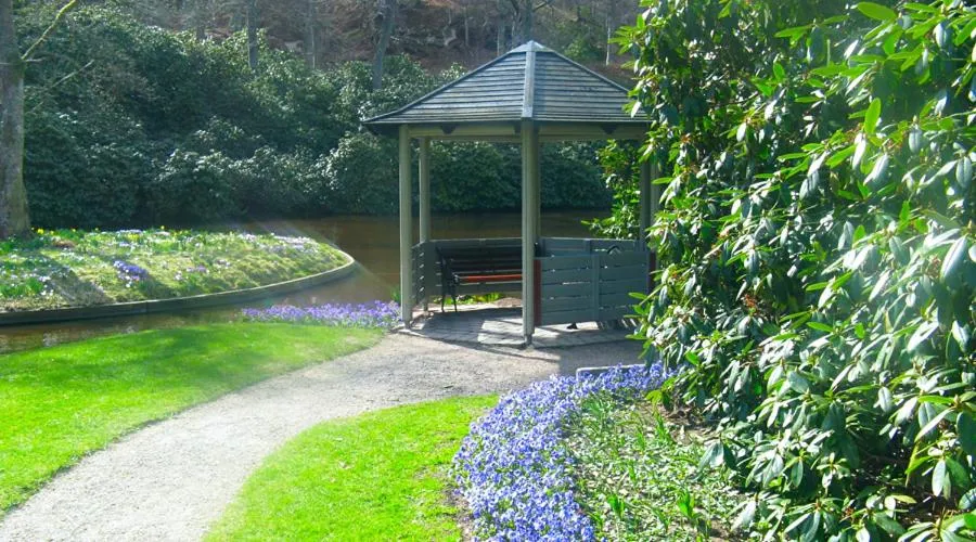 Patio in Ronneby Brunnspark Vandrarhem och B&B