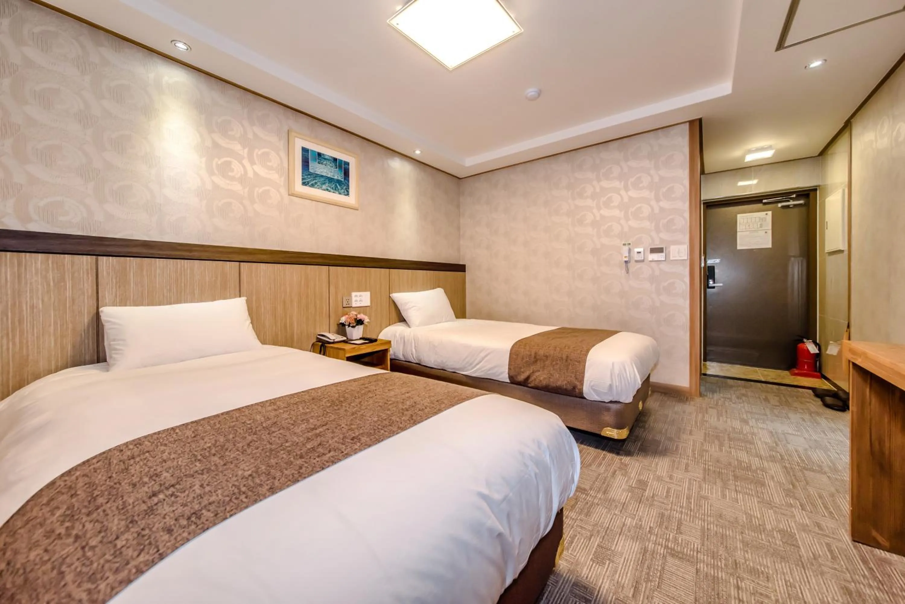 Photo of the whole room, Bed in Index Hotel J Dream Jeju