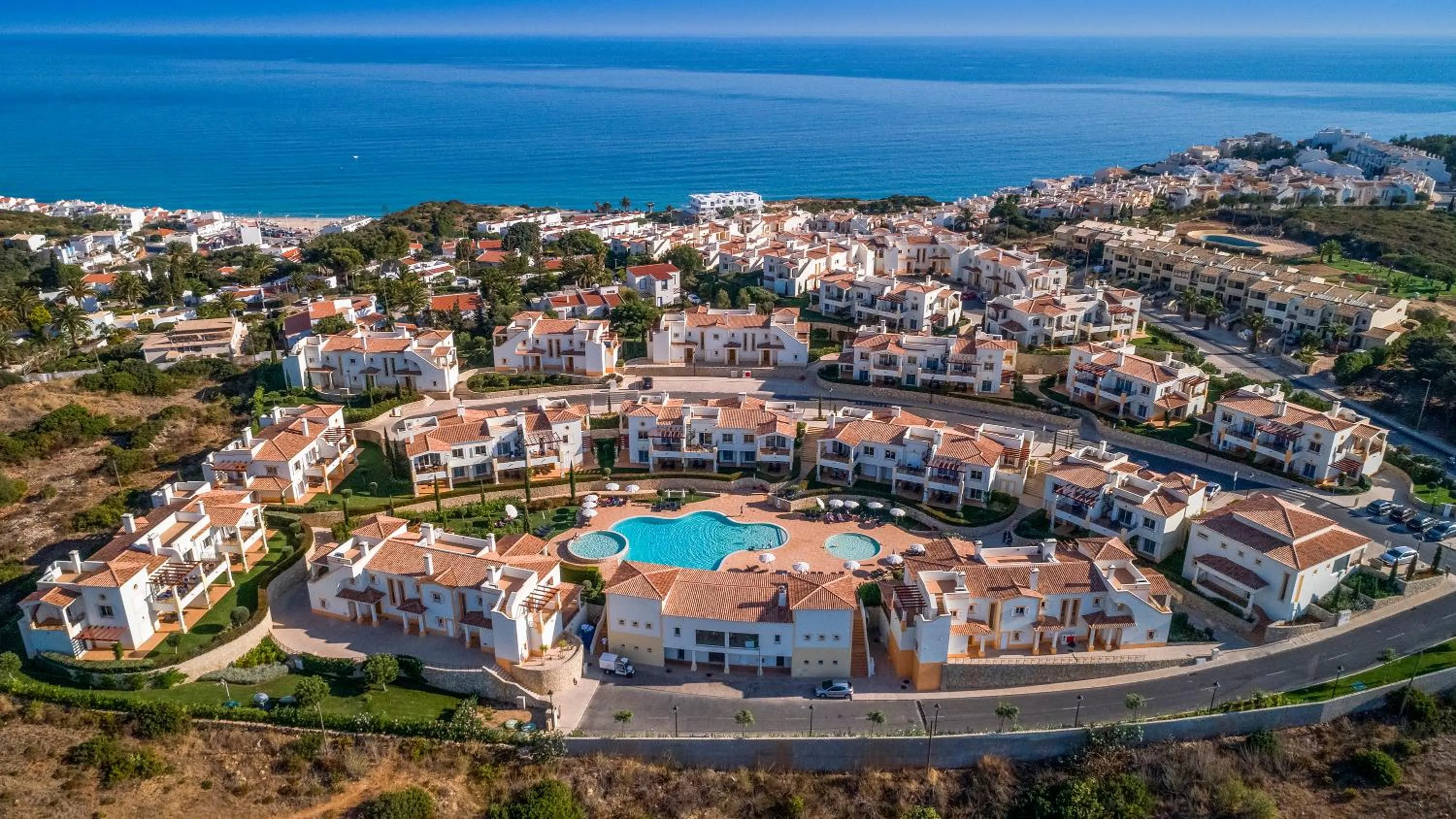 Bird's eye view in NAU Salema Beach Village