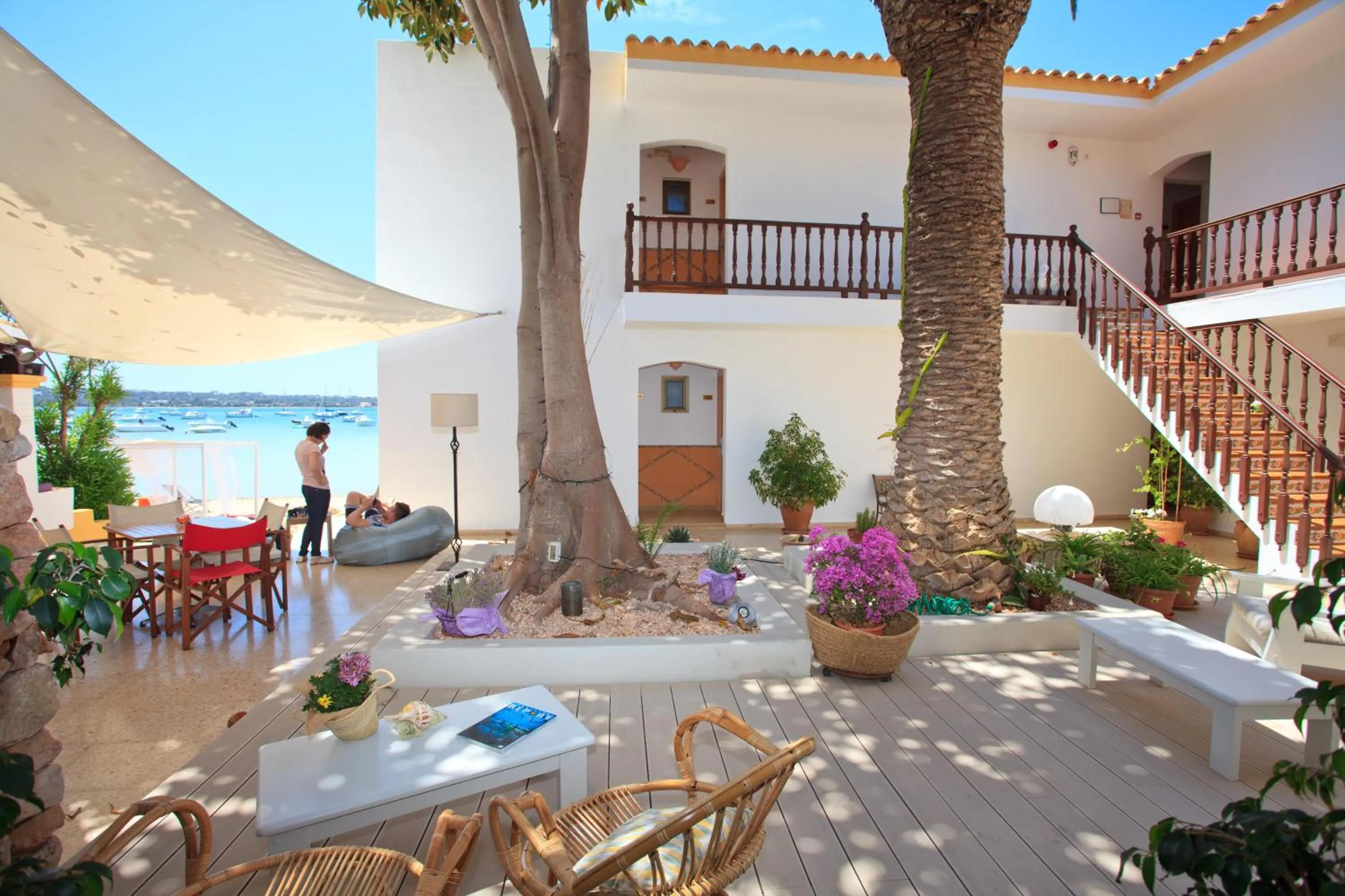 Patio in Hostal la Savina