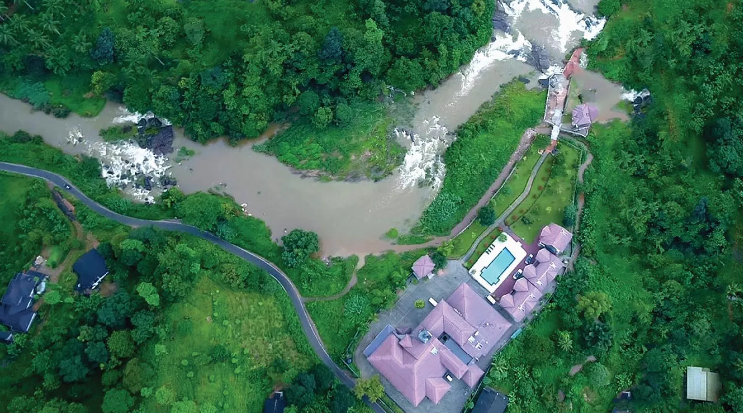 Bird's eye view in Okwin Resort