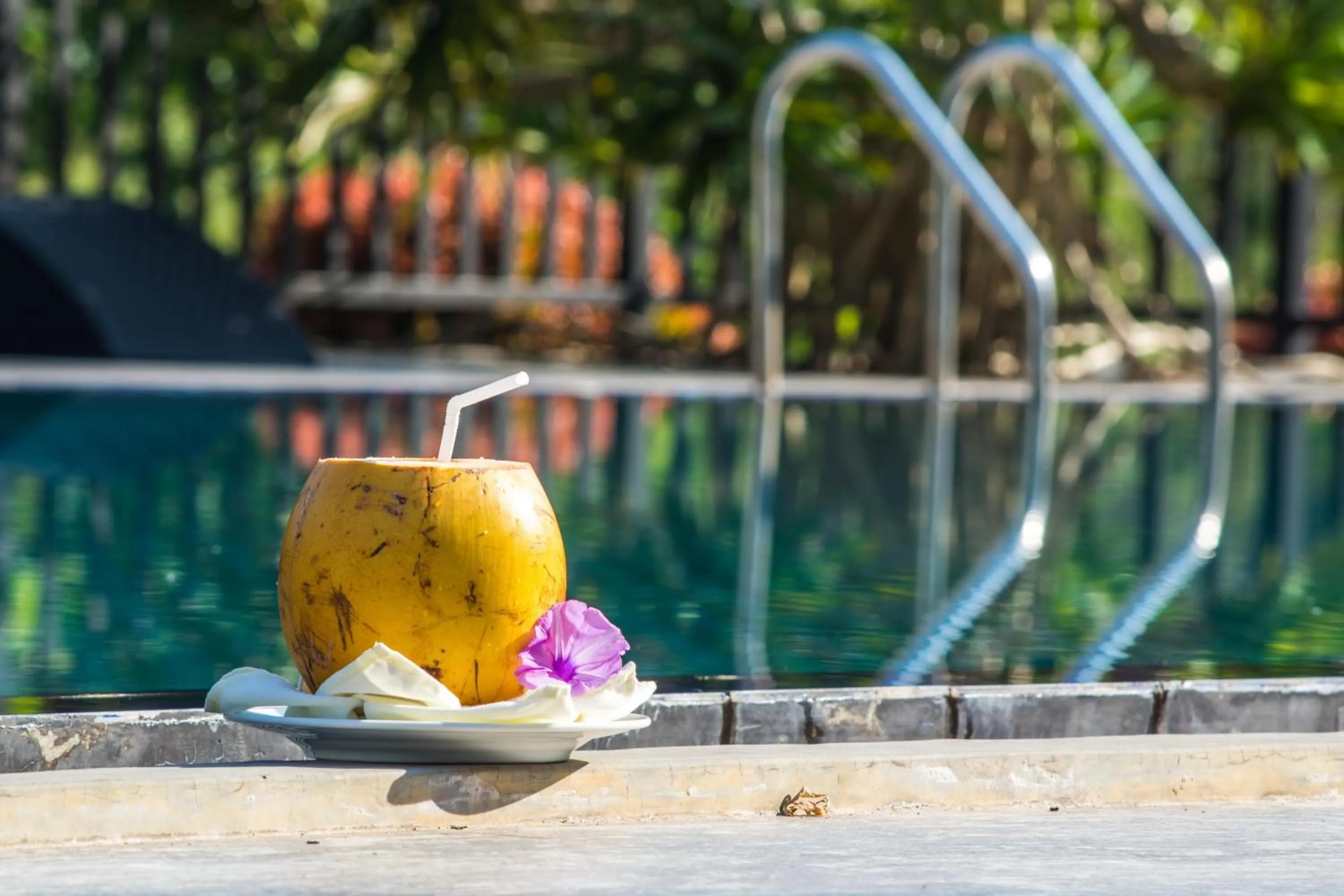 Swimming pool in Okwin Resort