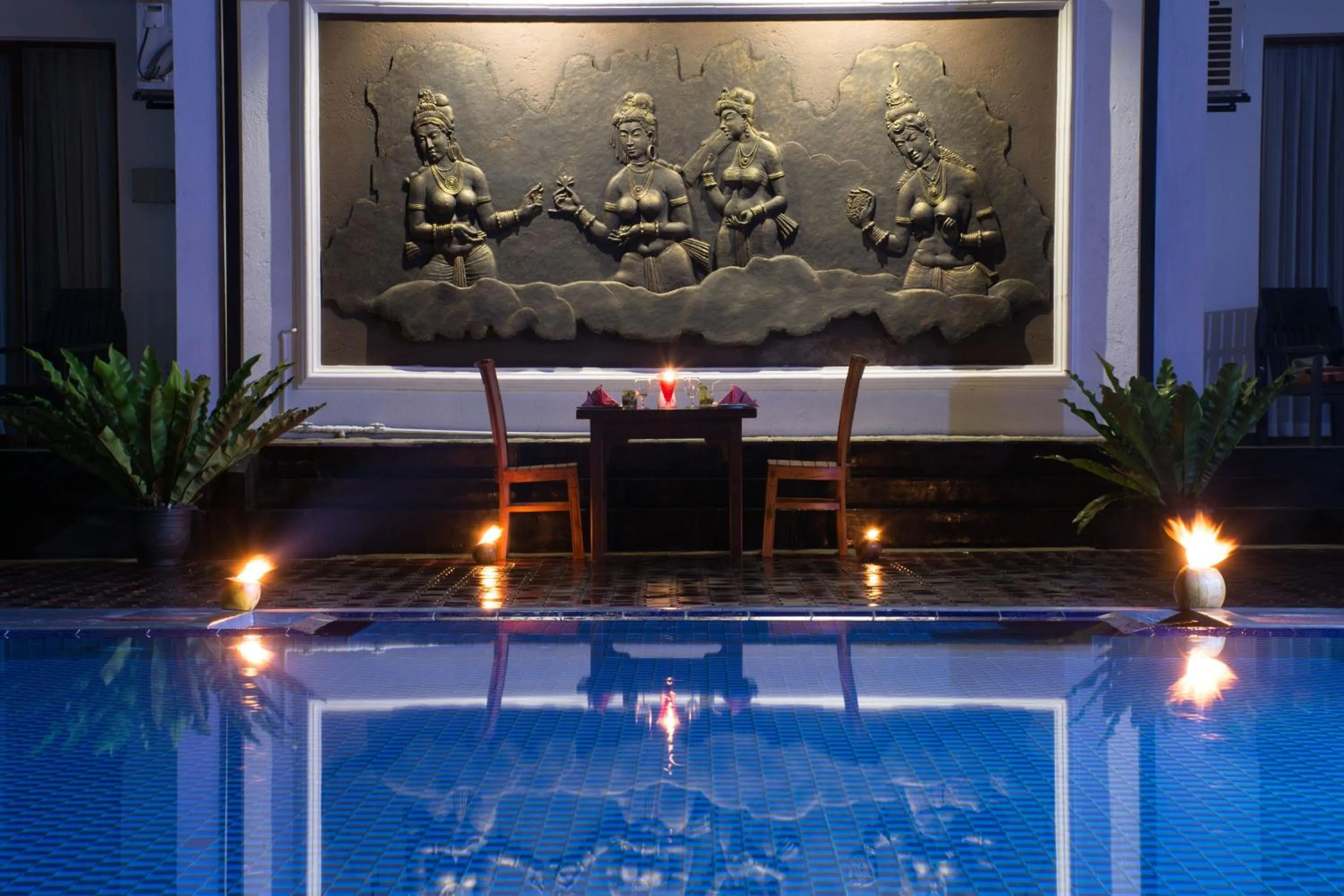 Decorative detail in Okwin Resort