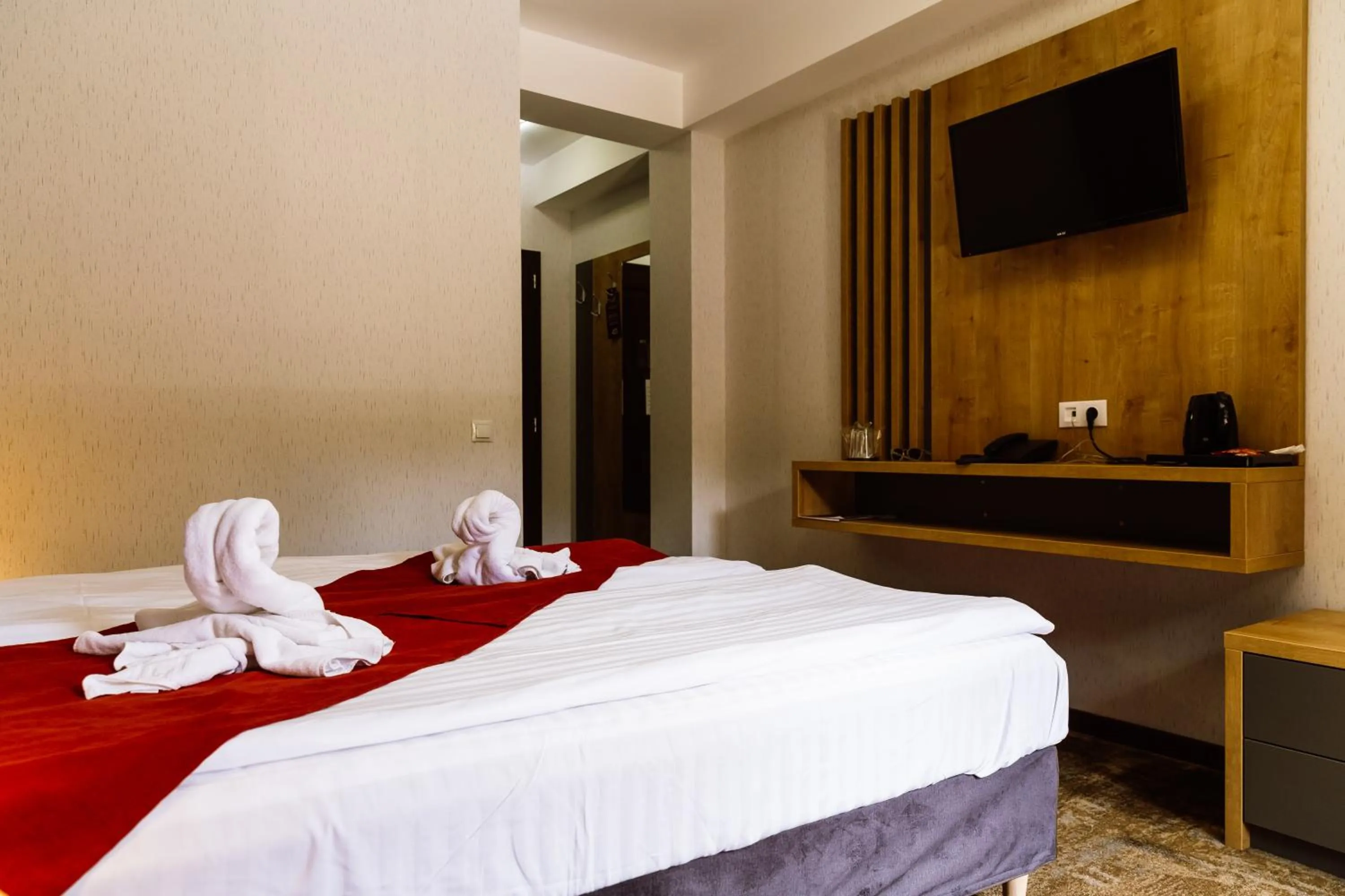 Bed in Hotel Relax Sovata