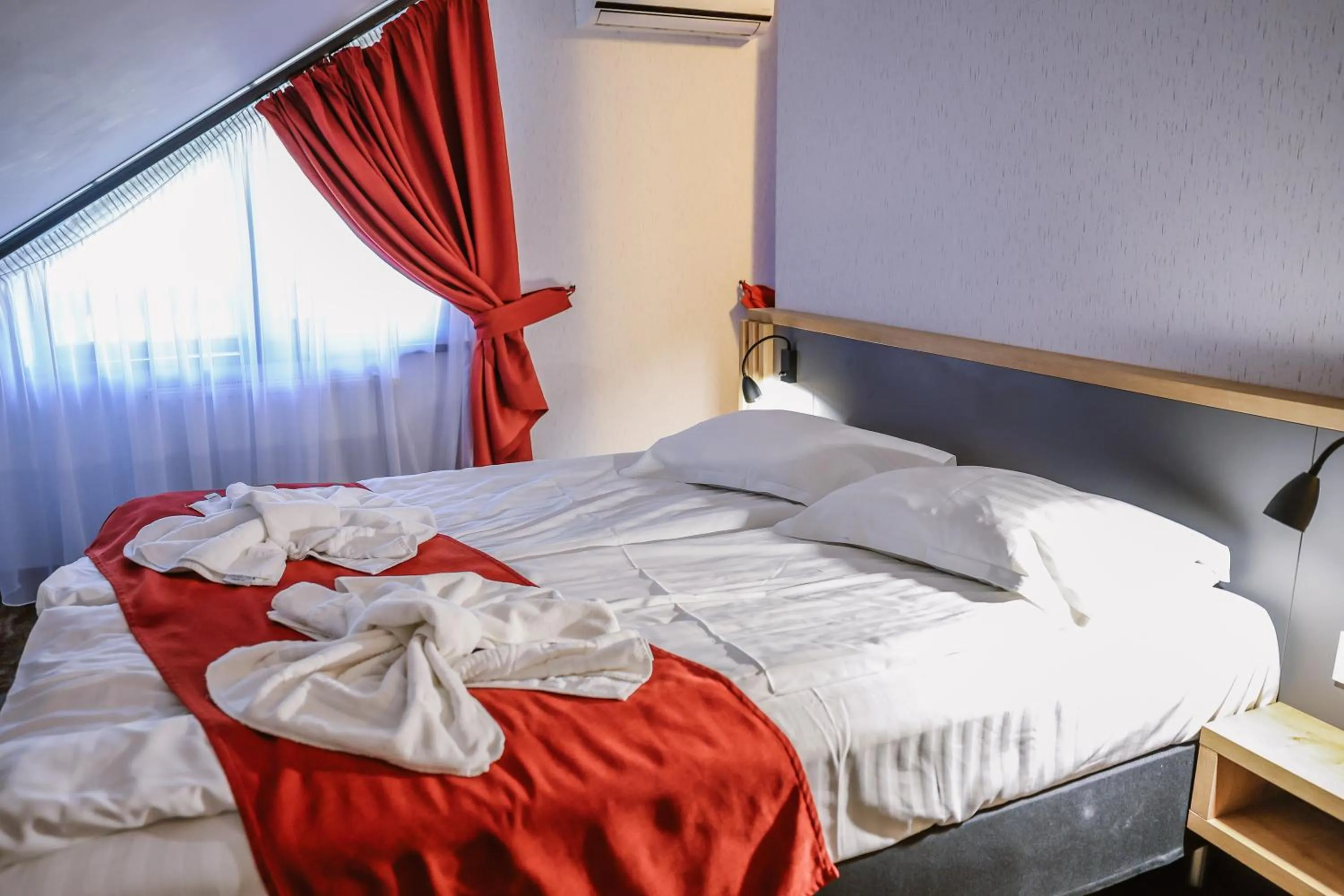 Bed in Hotel Relax Sovata