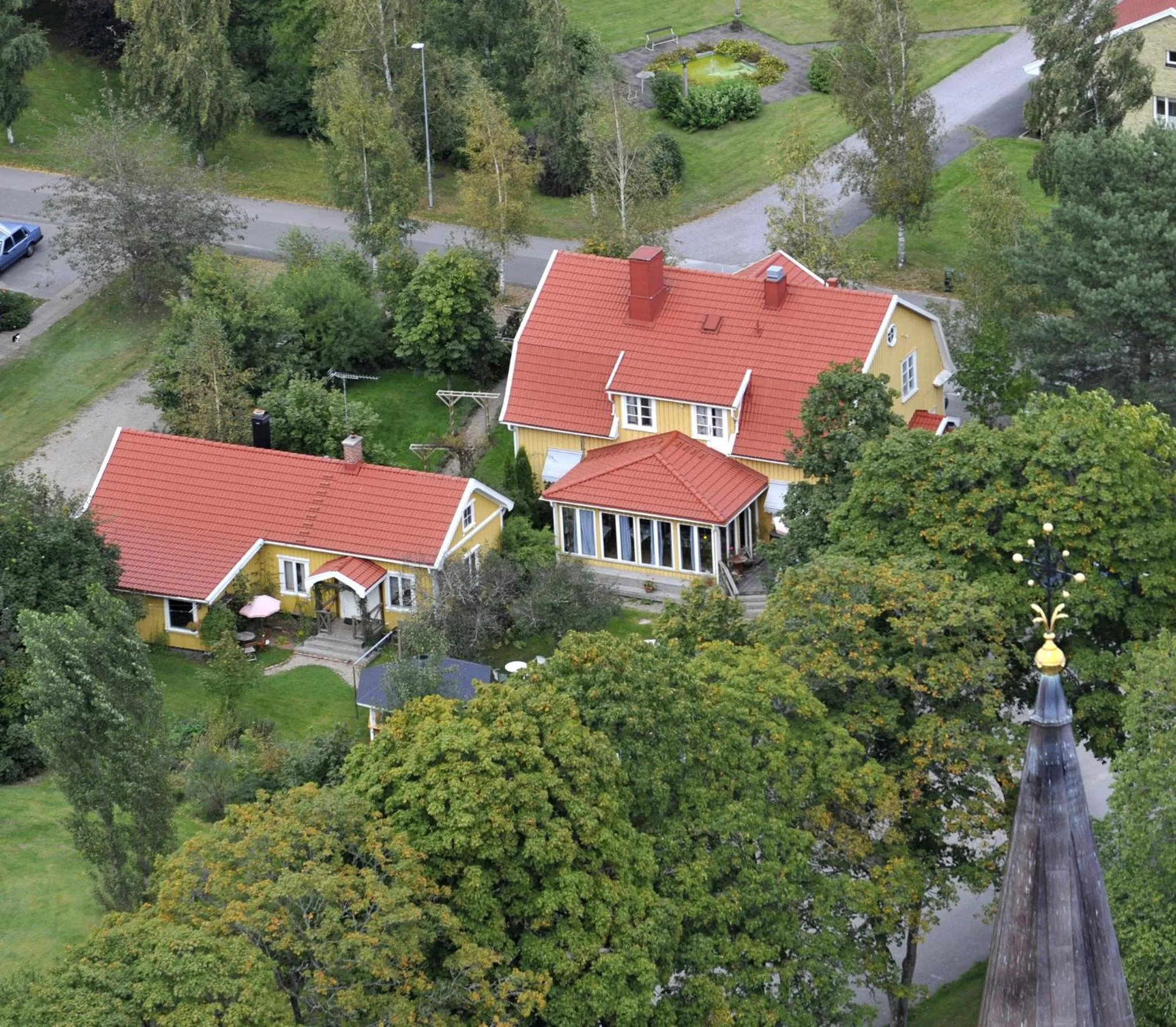 Bird's eye view in Madam Blå Hotel