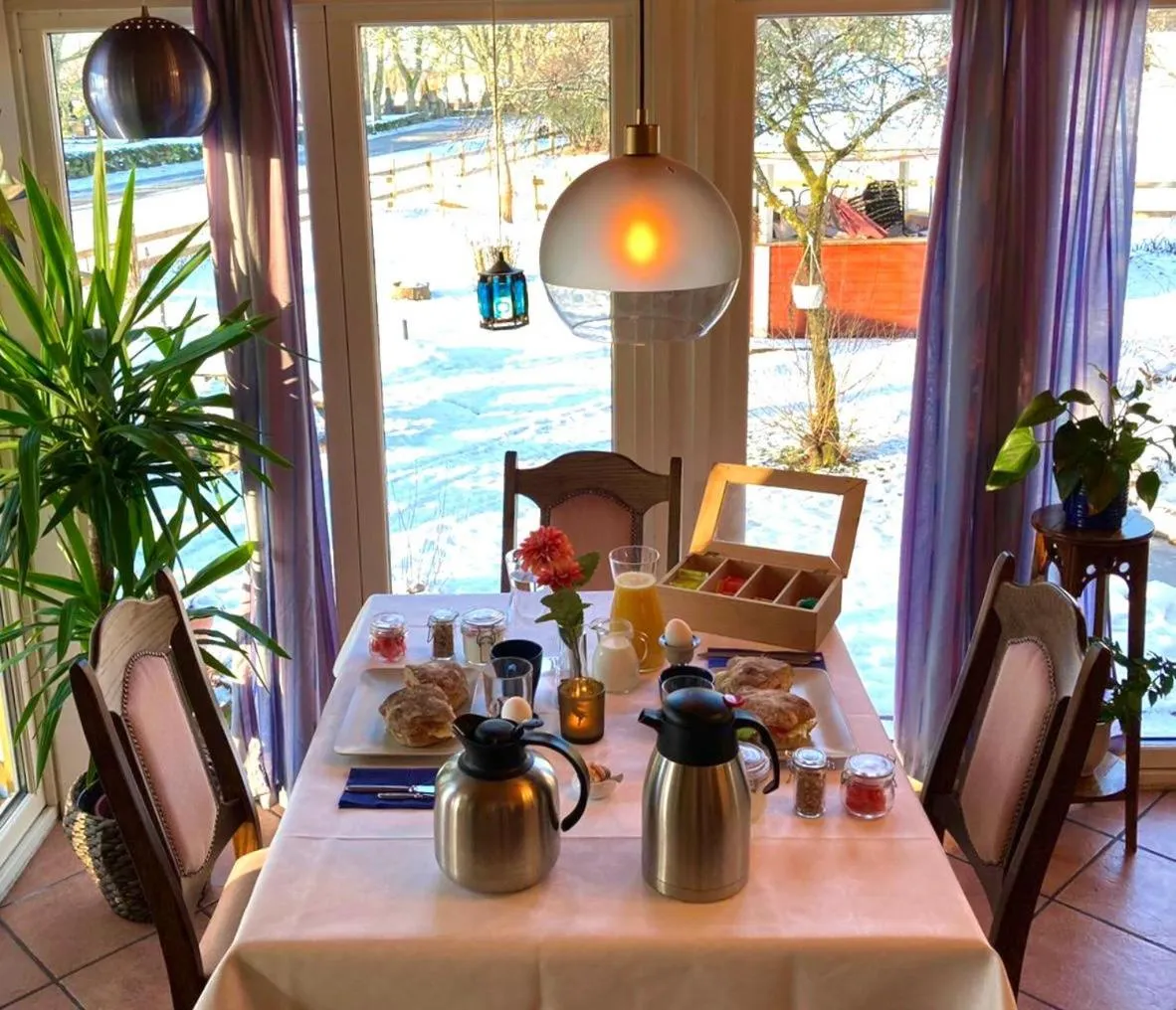 Dining area in Madam Blå Hotel