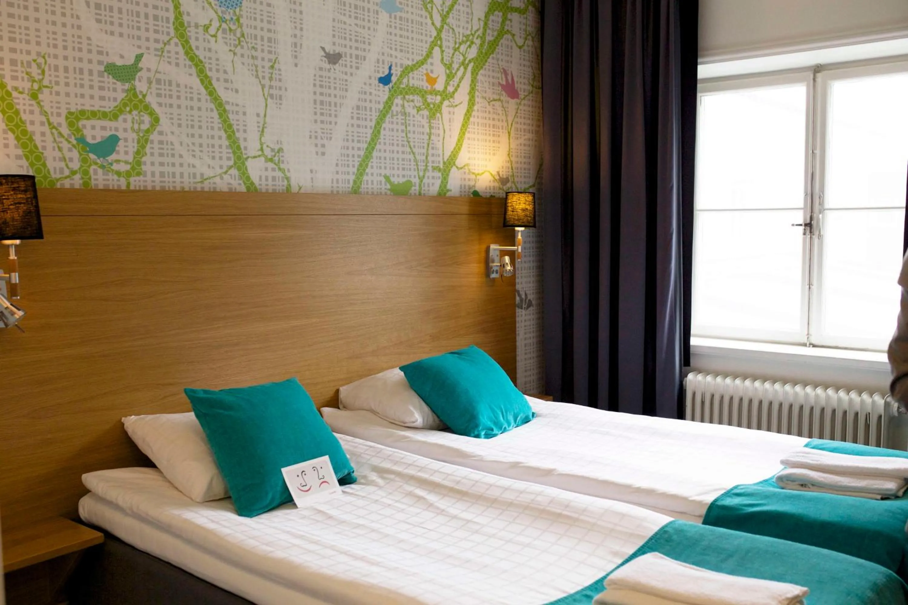 Bedroom, Bed in Scandic Arvika