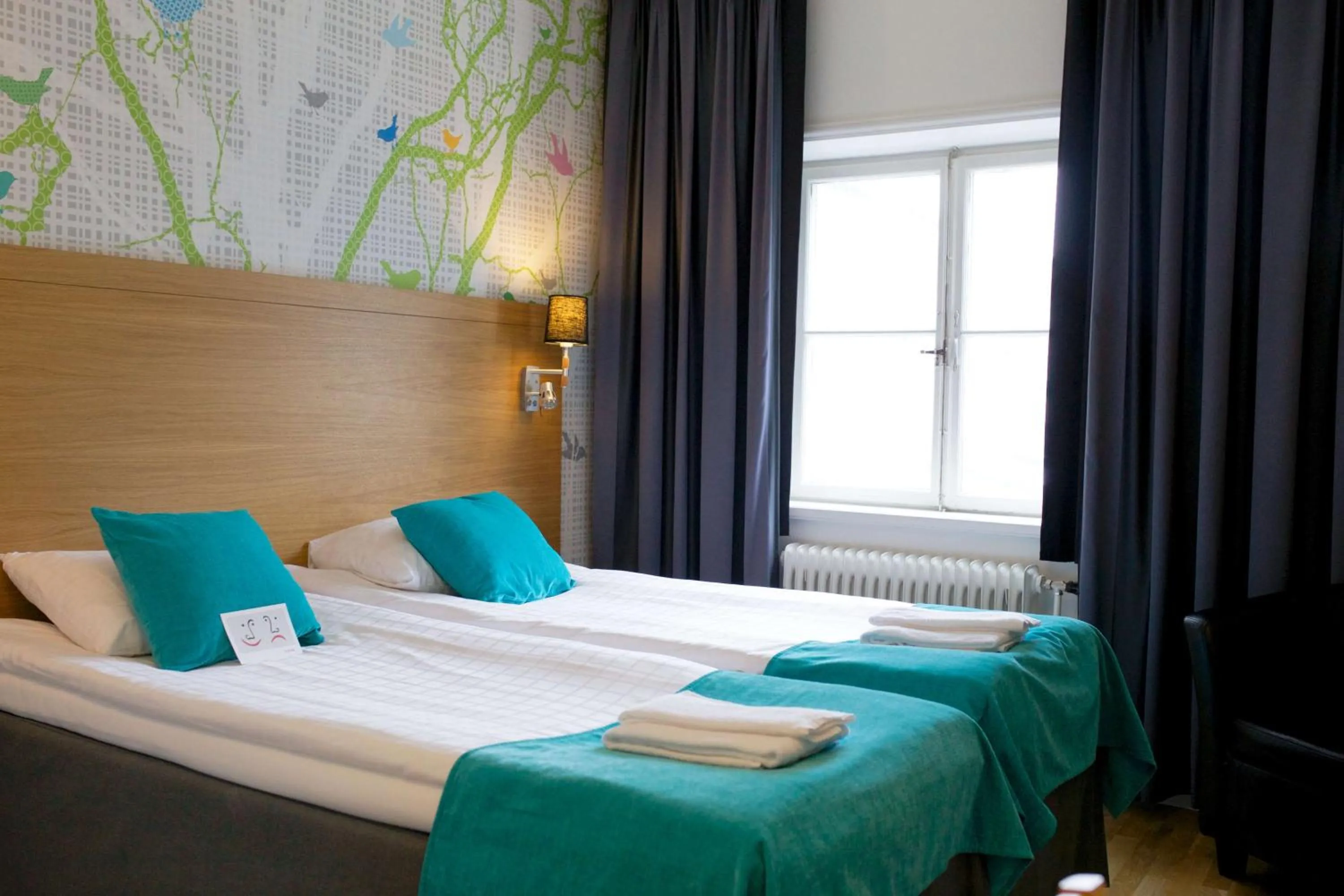 Bedroom, Bed in Scandic Arvika