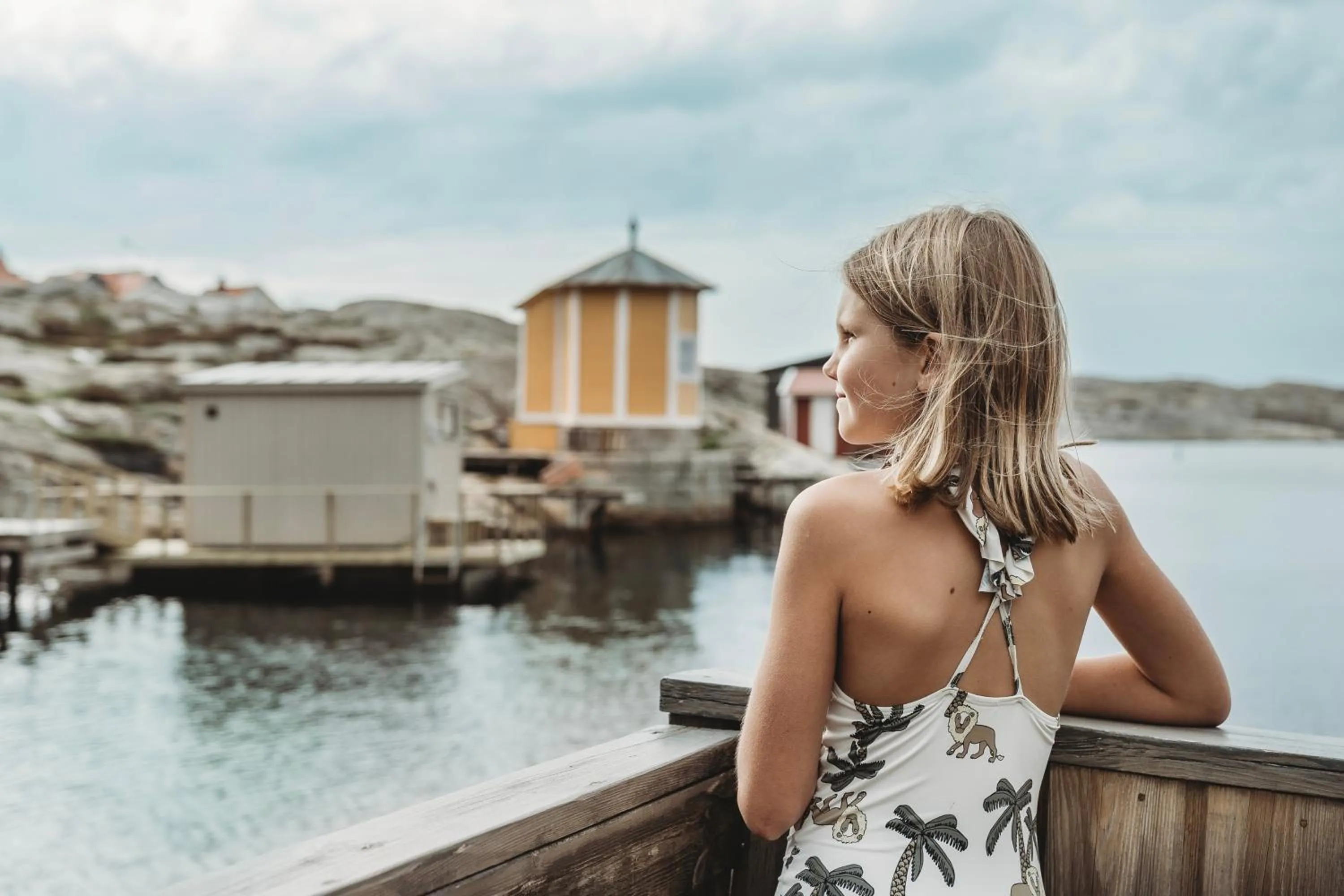 People in Smögens Hafvsbad