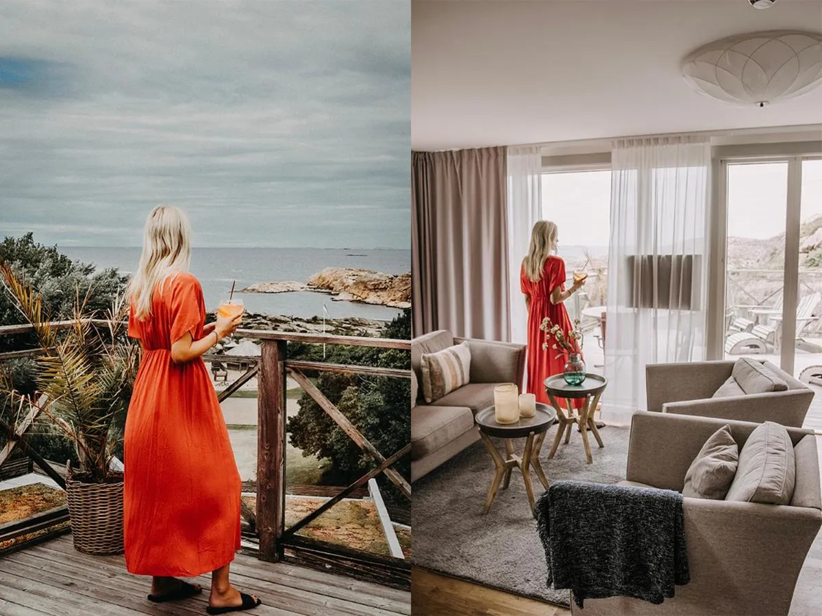 People in Smögens Hafvsbad