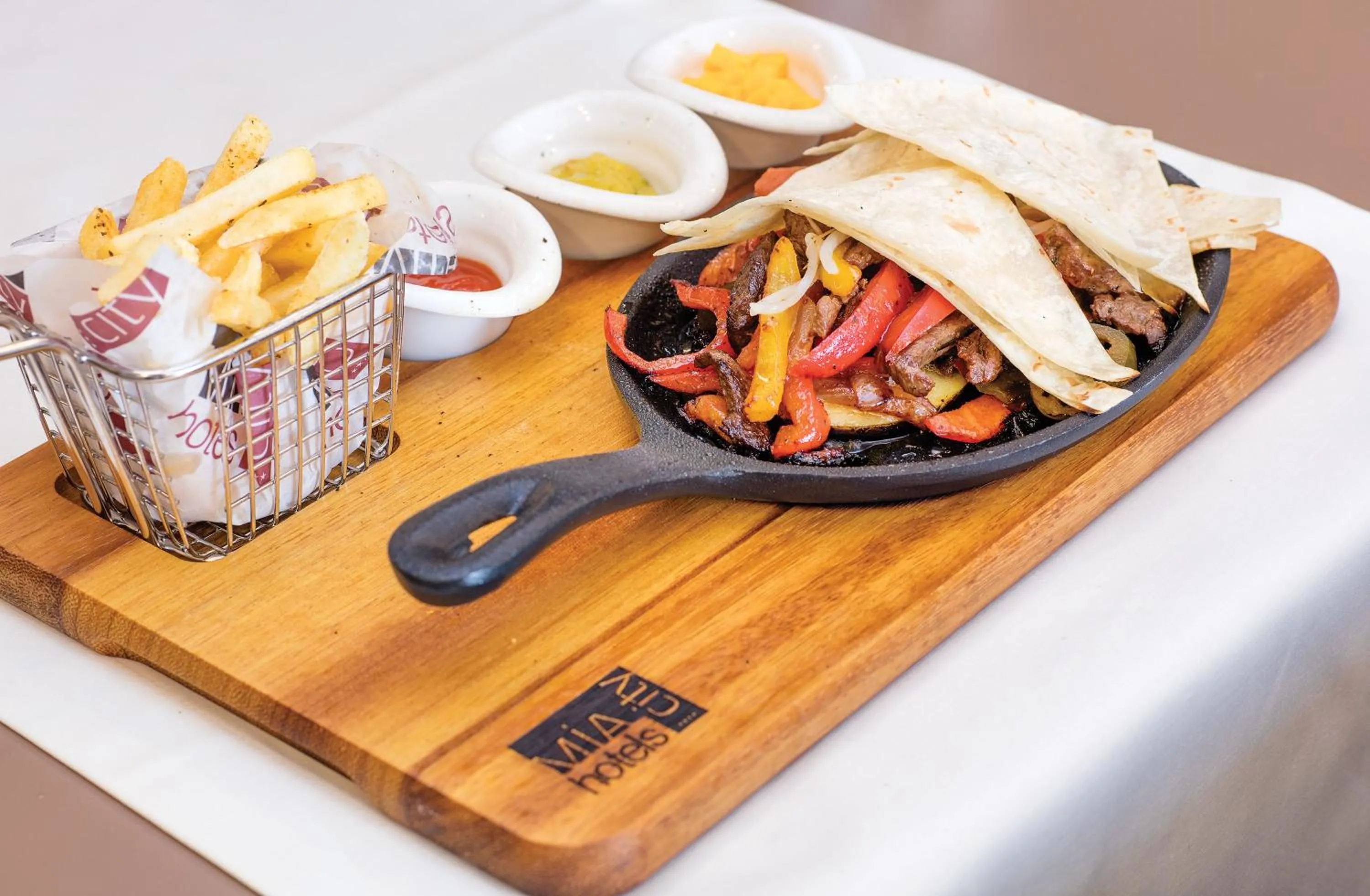 Food close-up in Mia City Hotel