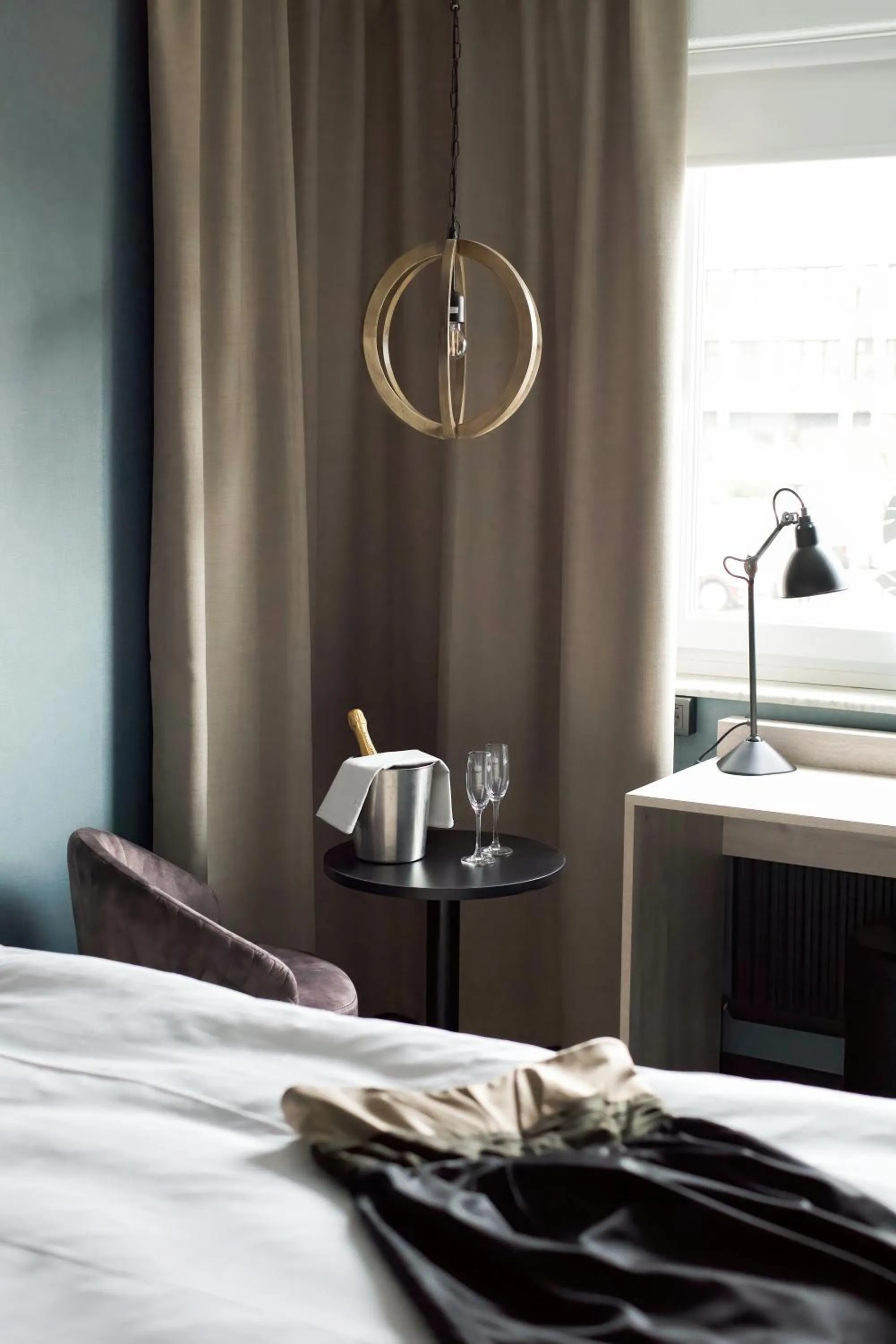 Bed in Hotell Nissastigen