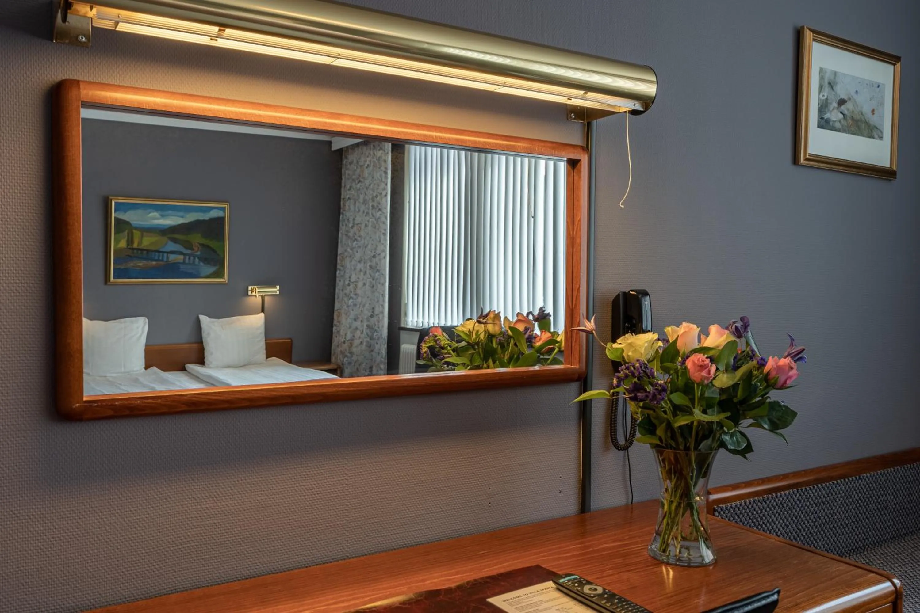 Bed in Hotell Villa Sparta