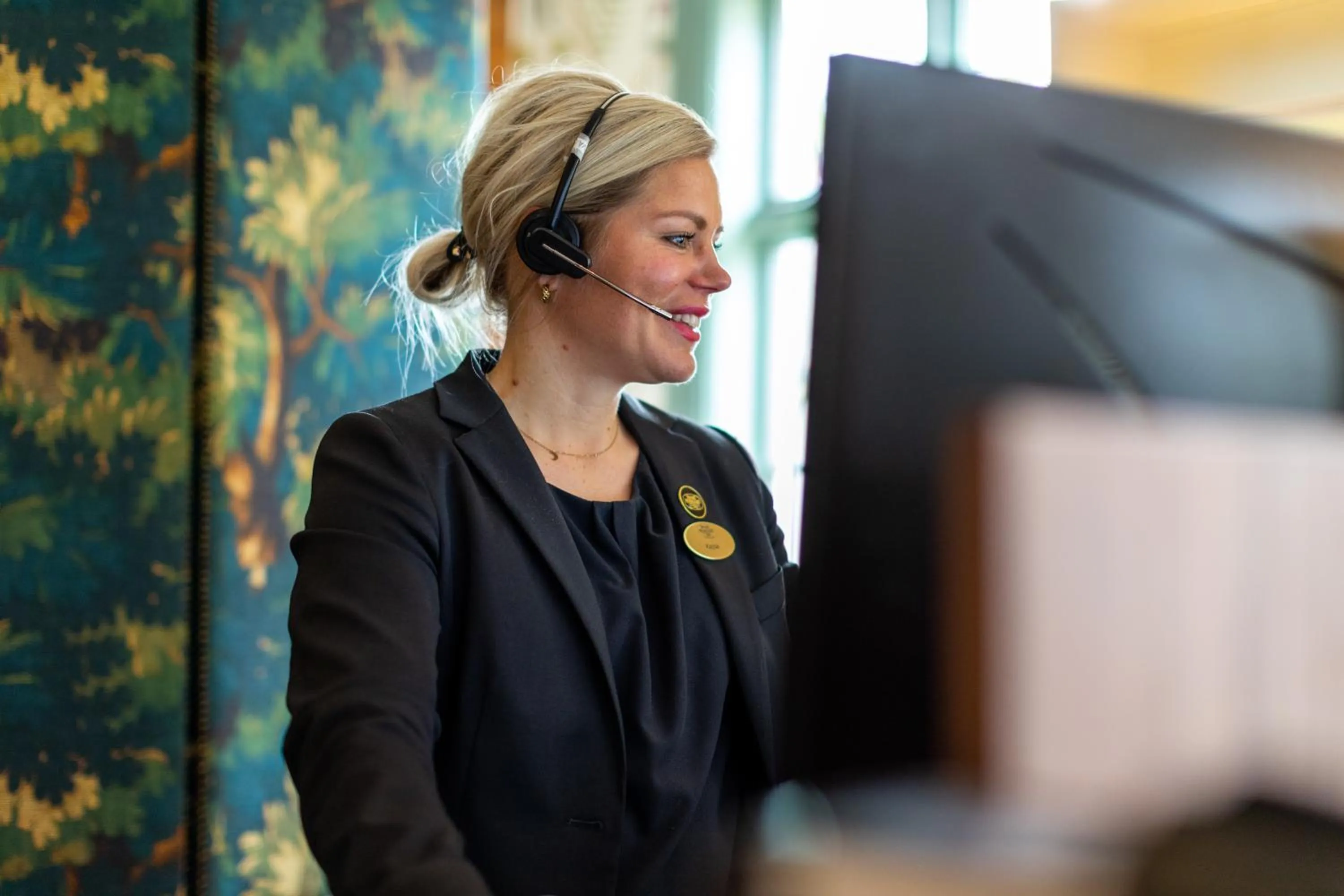 Lobby or reception in Hooks Herrgård