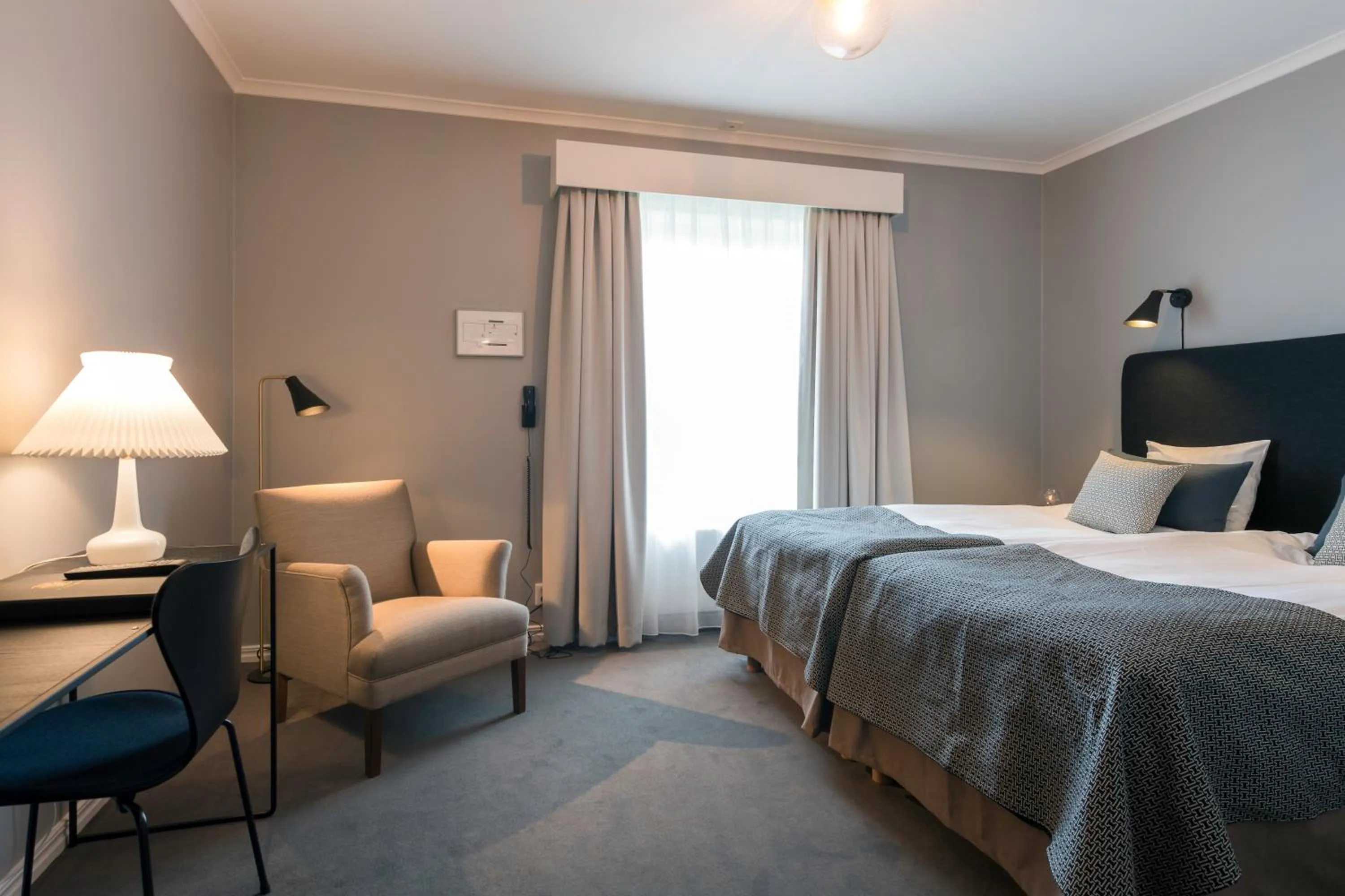 Property building, Bed in Hooks Herrgård