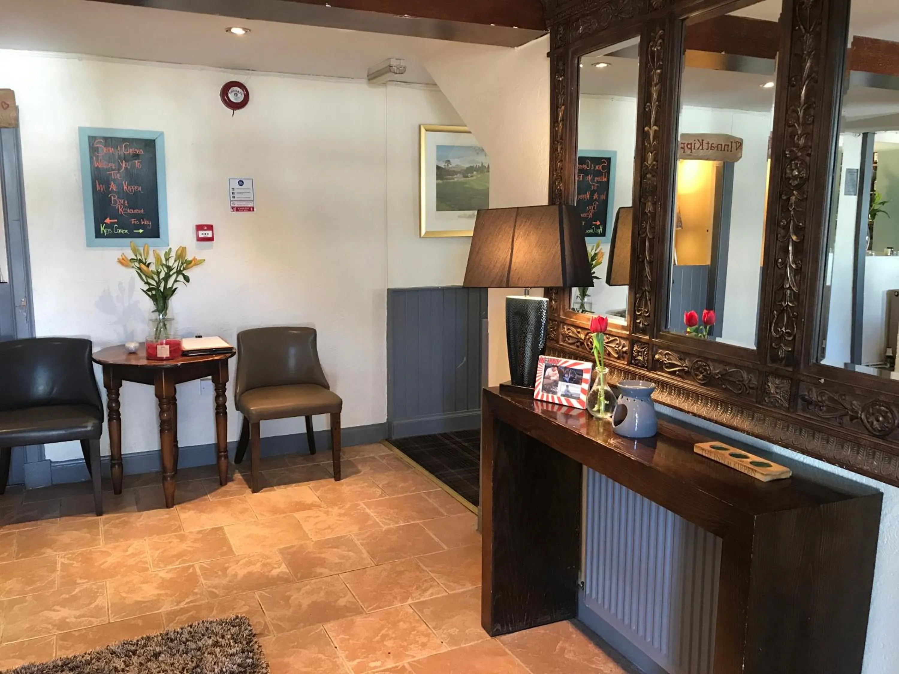 Lobby or reception in The Inn at Kippen