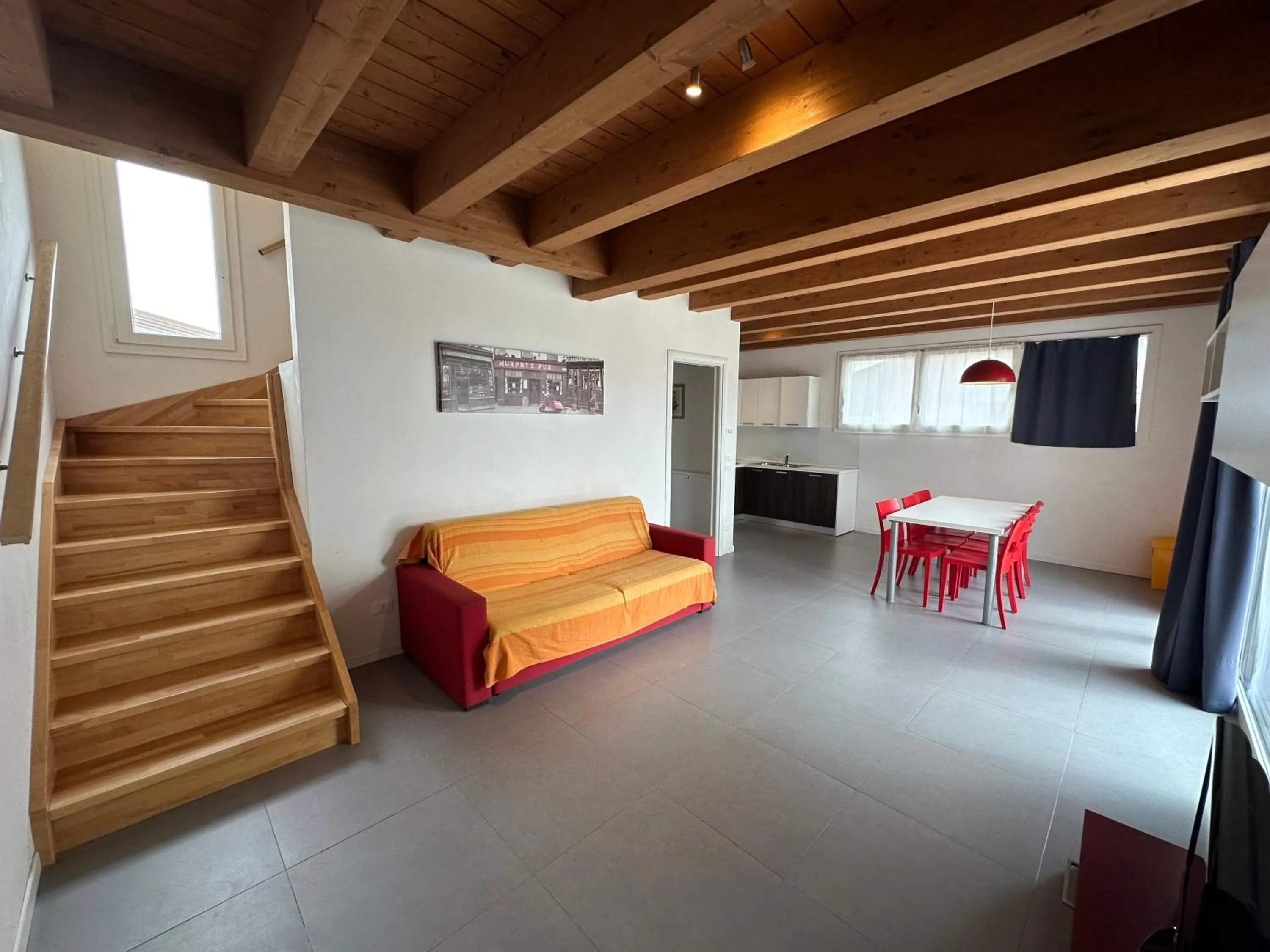 Living room, Bed in Attico Concordia - Agenzia Cocal