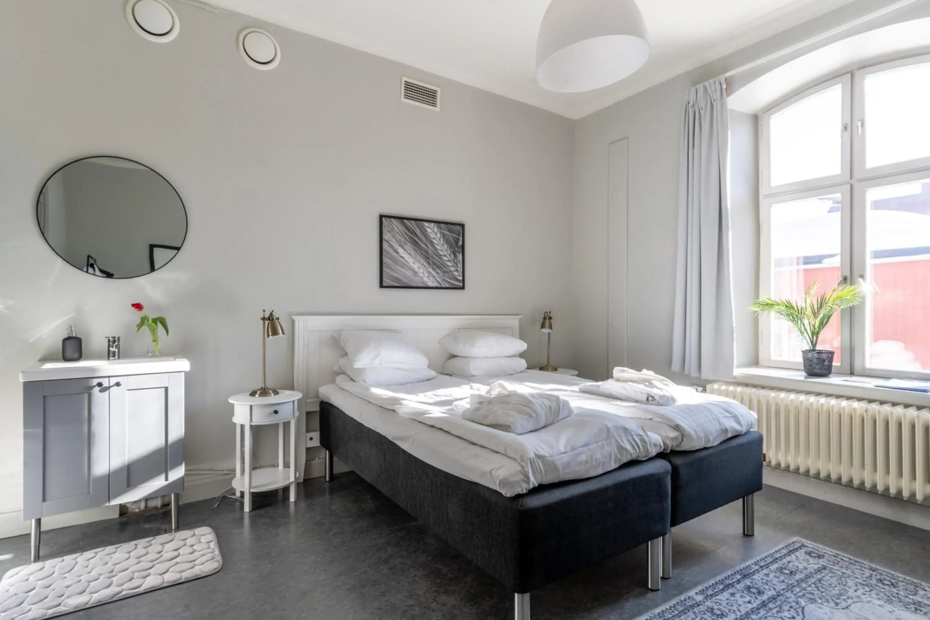 Quadruple Room with Shared Bathroom in Hotell Gamla Fängelset Quadruple Room with Shared Bathroom in Hotell Gamla Fängelset