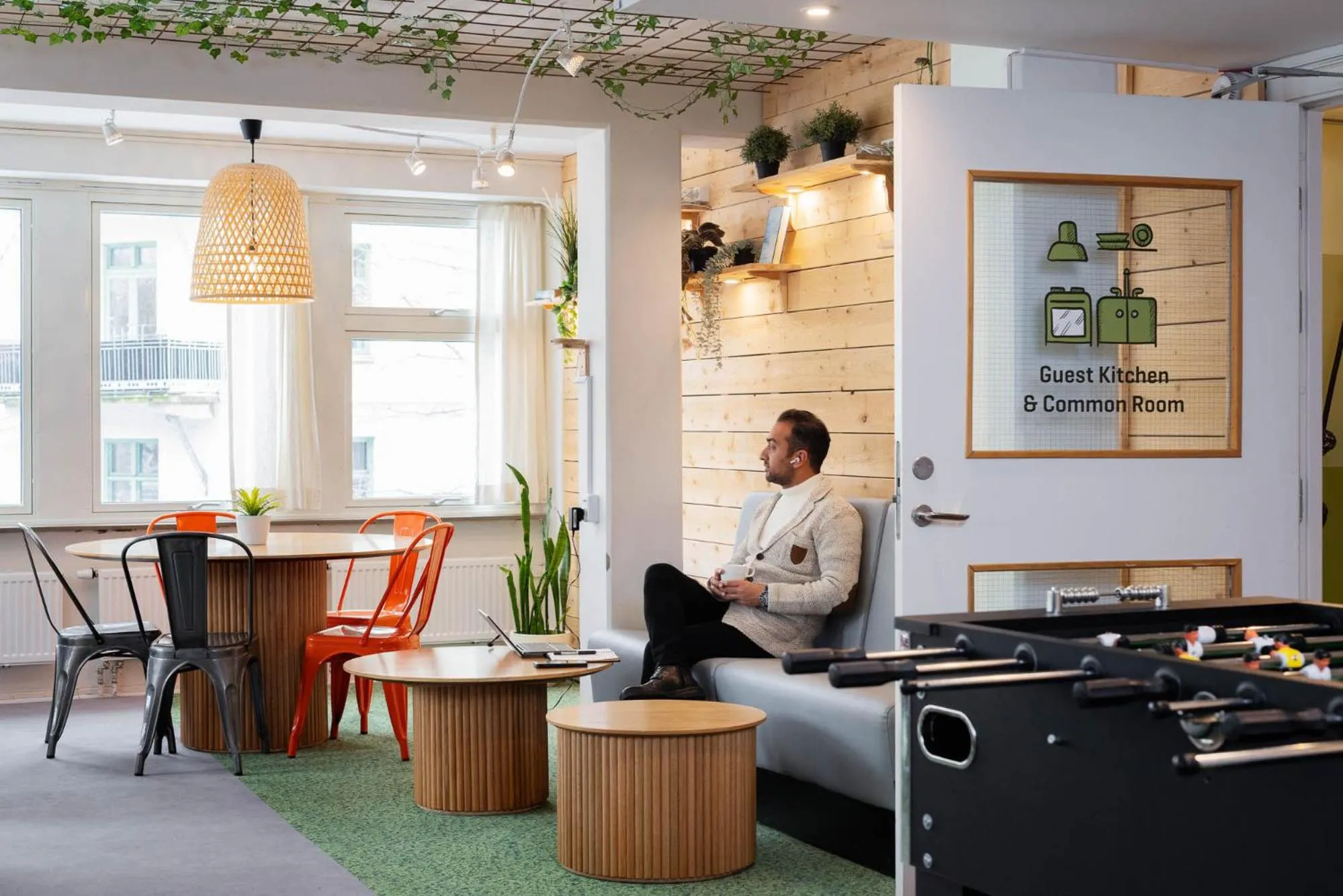 Dining area in Slottsskogens Hostel