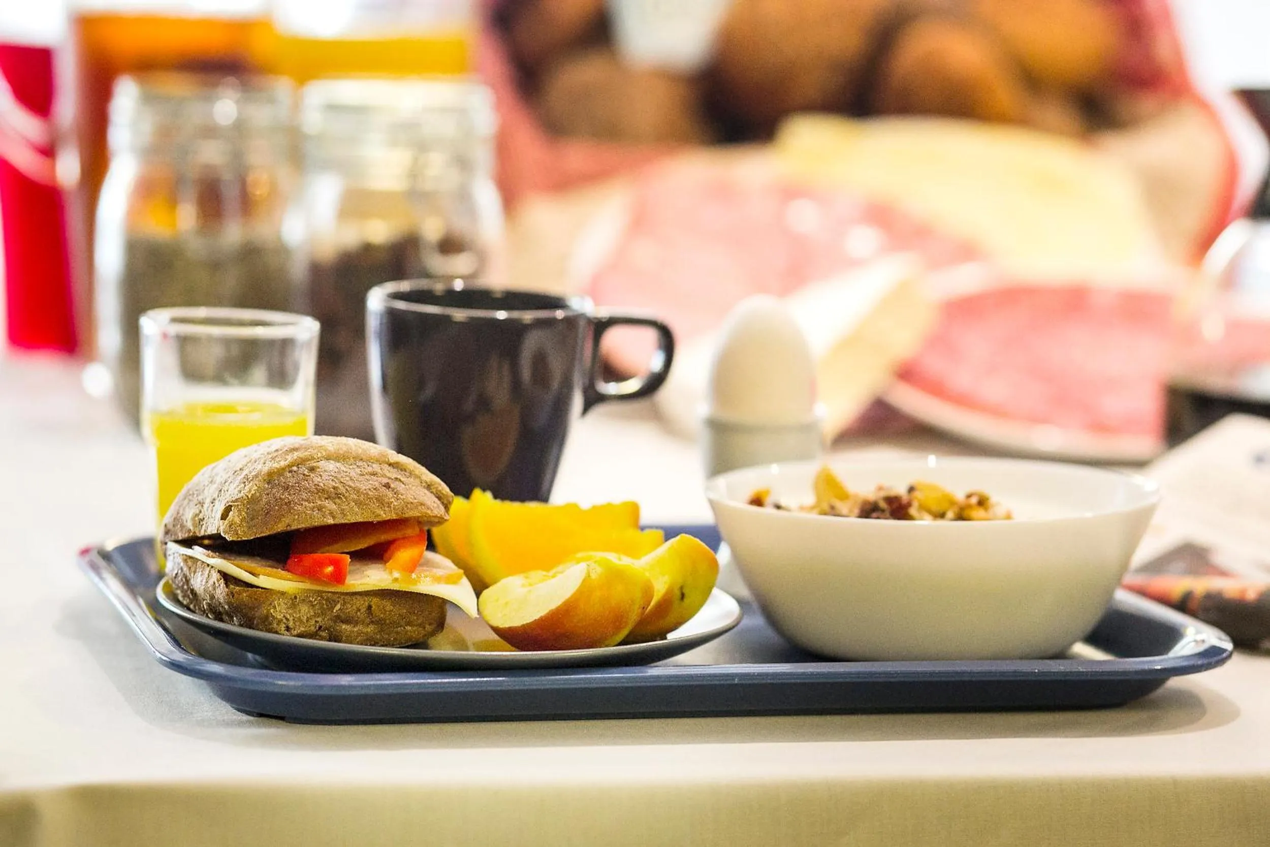 Food close-up in Slottsskogens Hostel