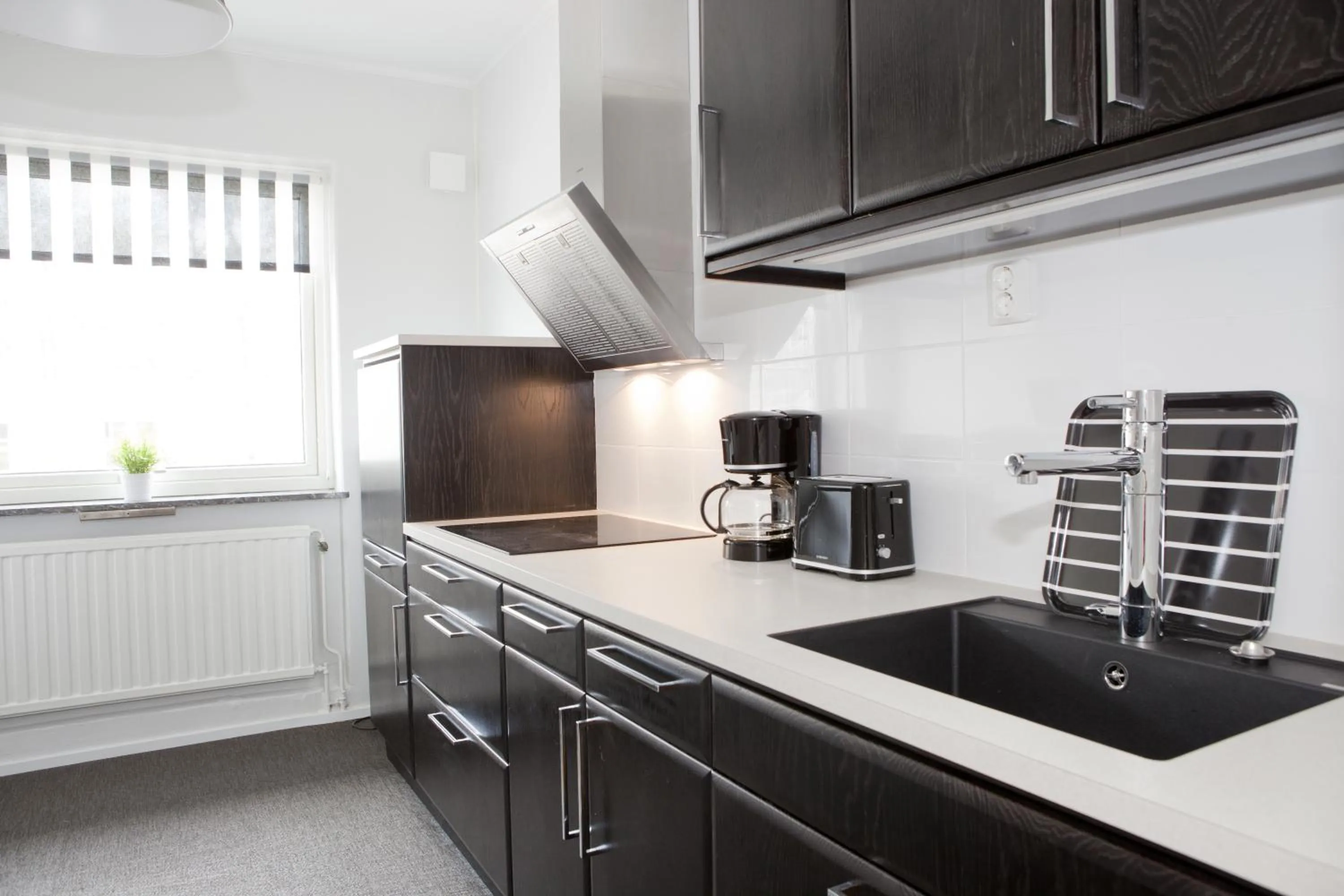 Kitchen or kitchenette in Lages Motel