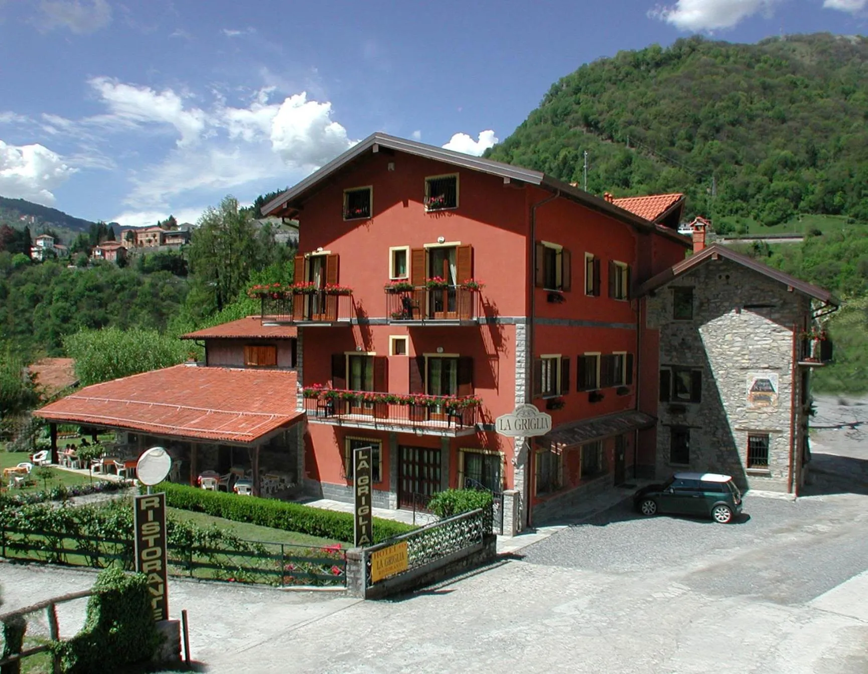 Property building in La Griglia Hotel