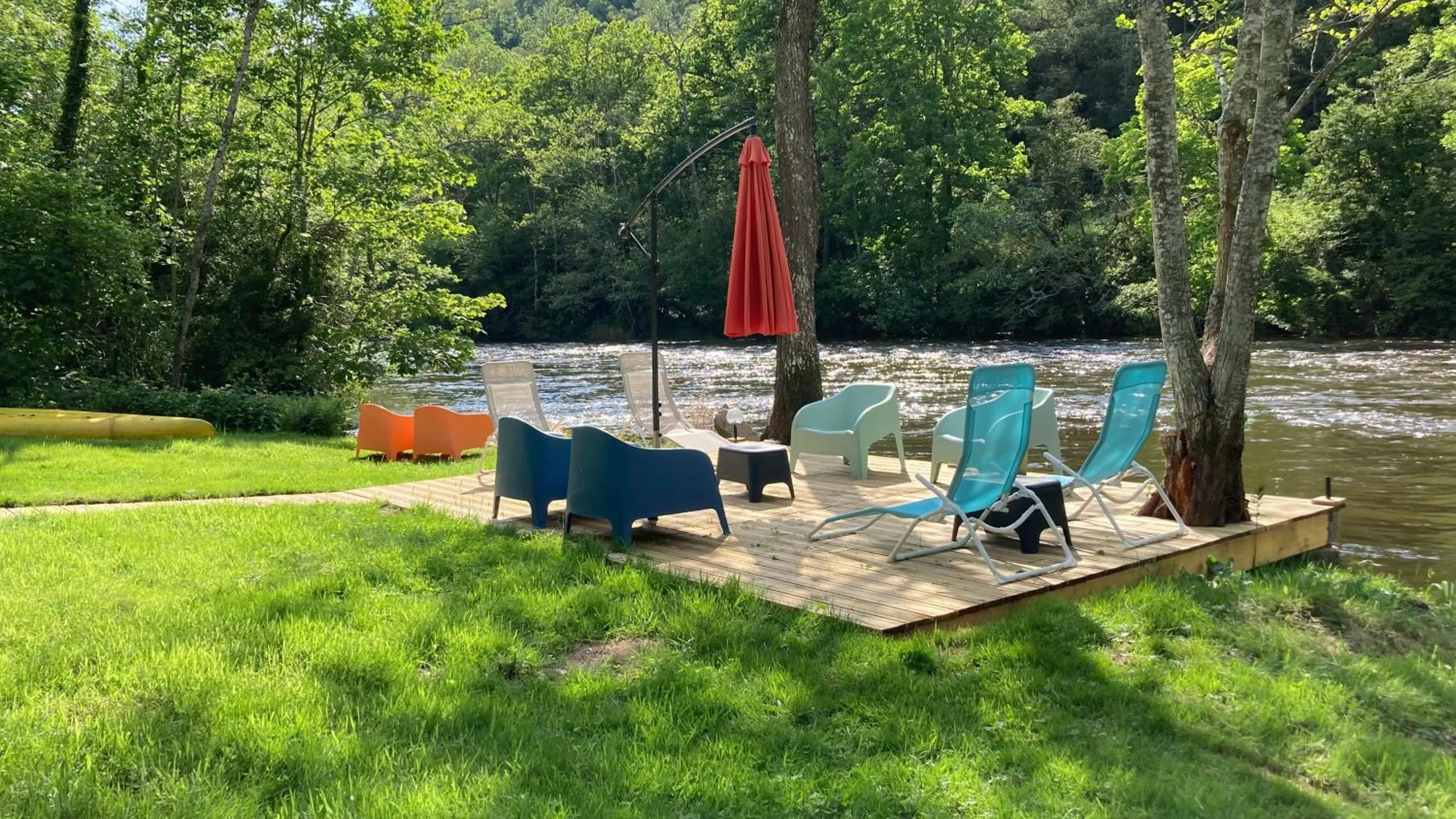 Patio in Moulin de la Fayolle