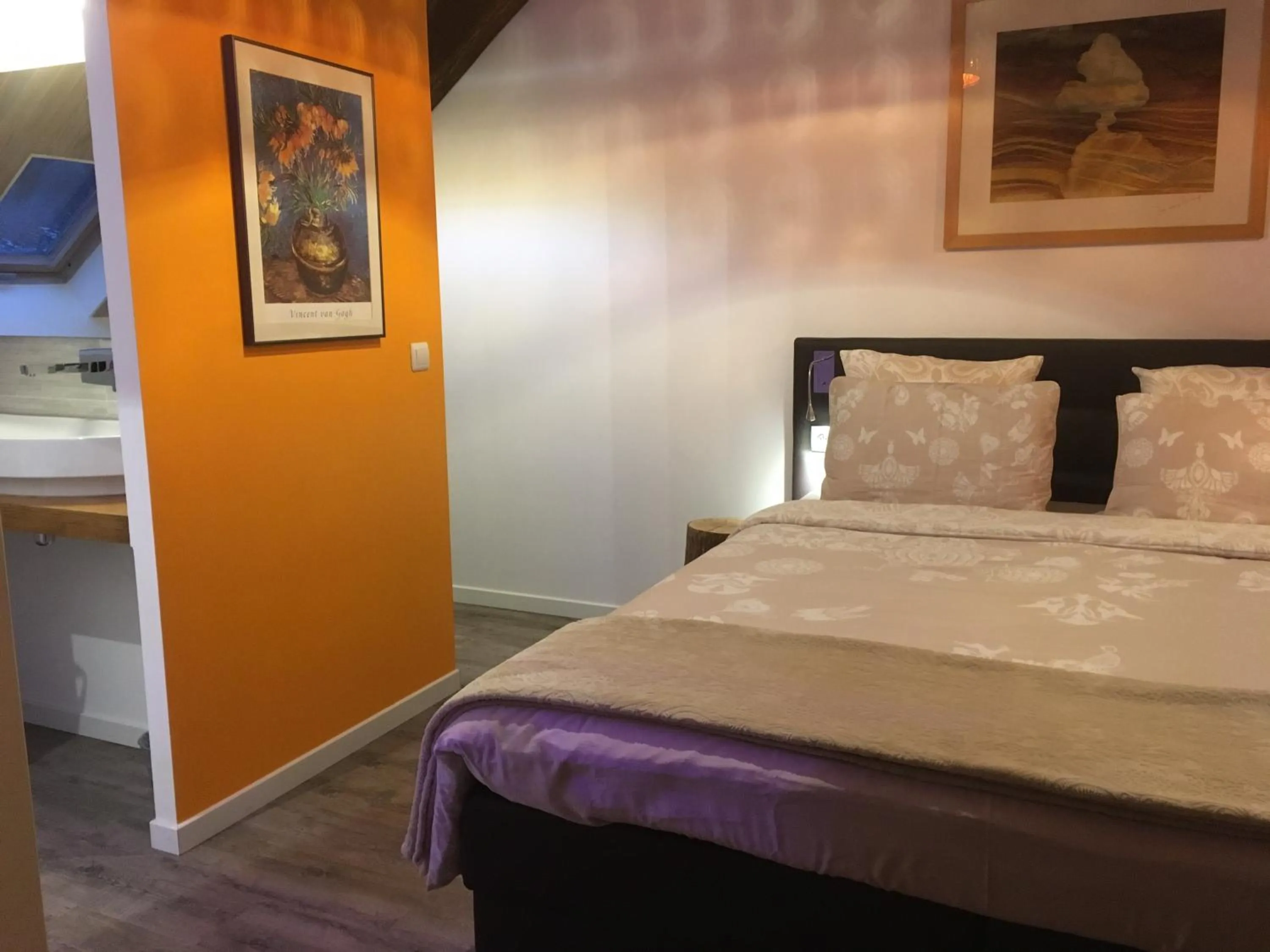 Bed in Moulin de la Fayolle