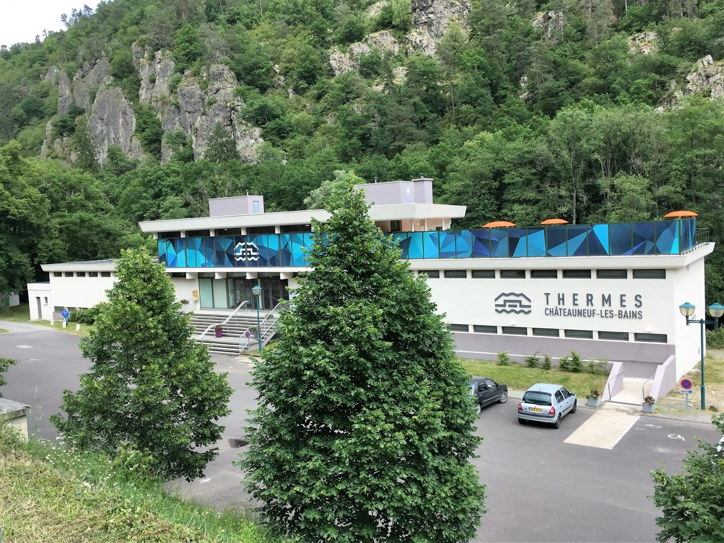 Hot Spring Bath in Moulin de la Fayolle