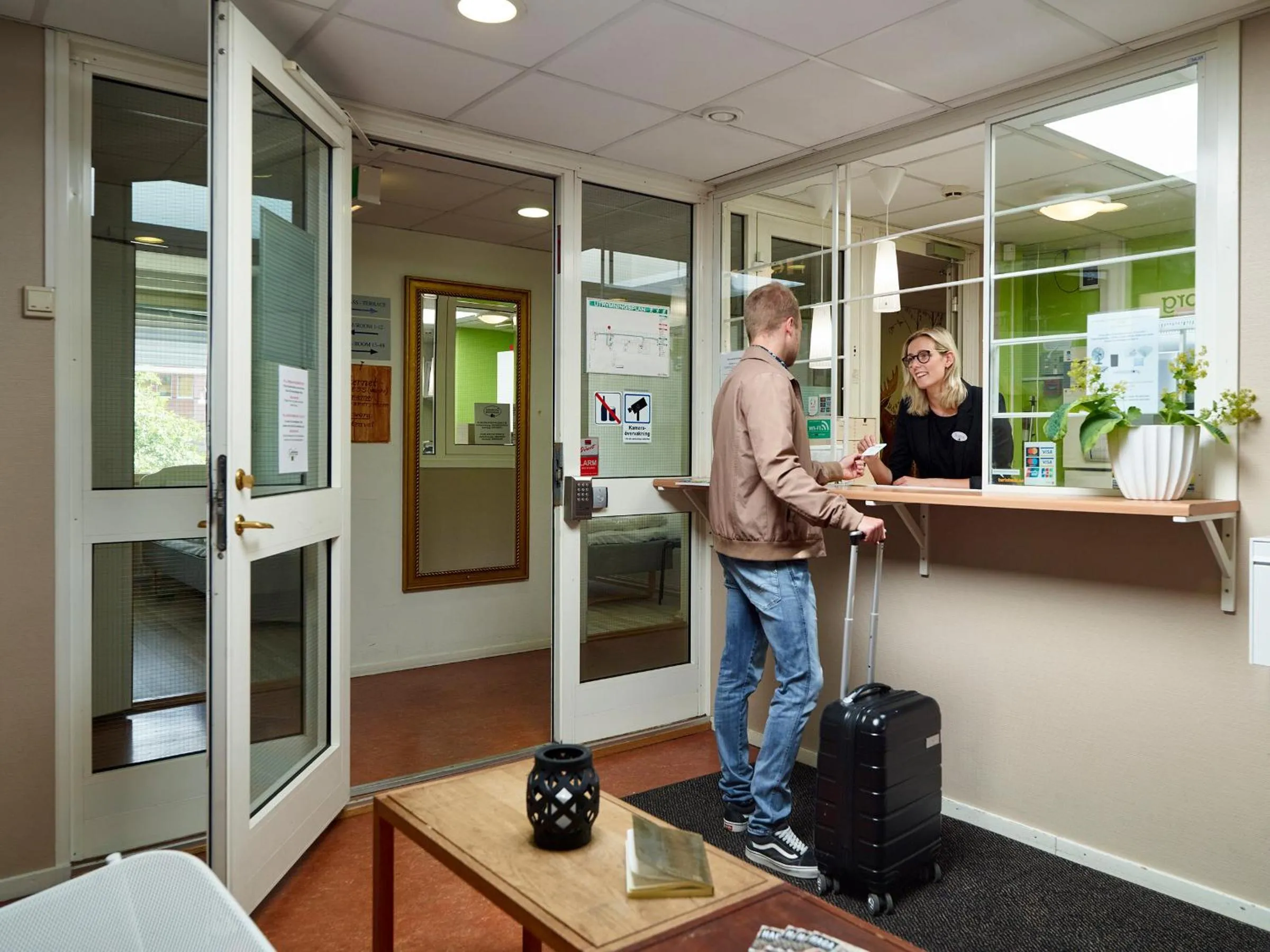 Staff in Göteborg Hostel