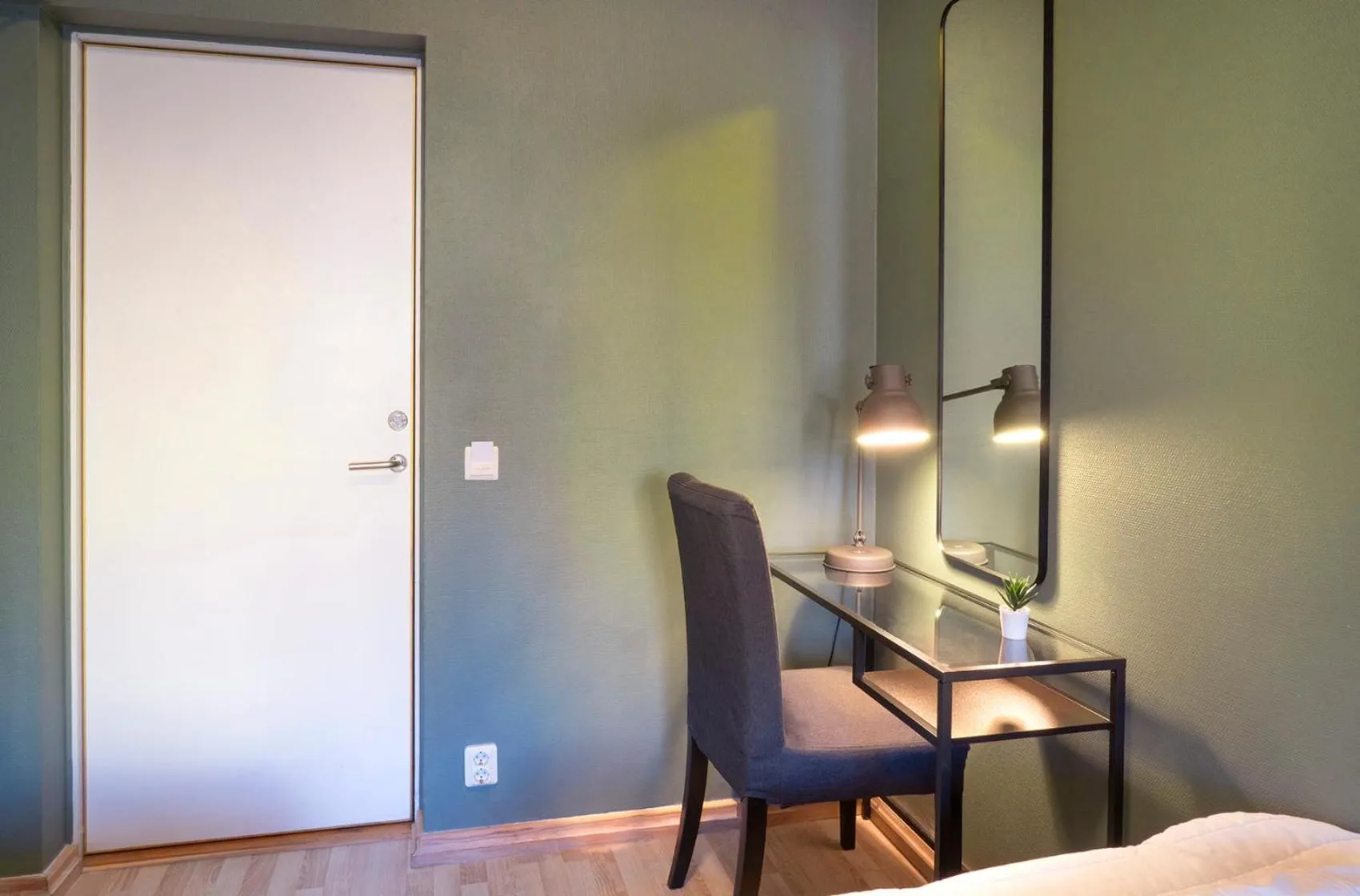 Seating area in Göteborg Hostel