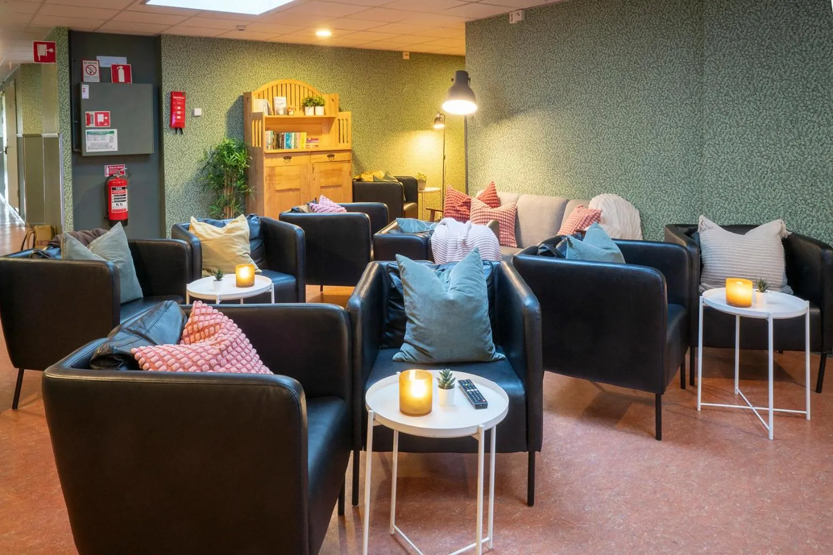 Living room in Göteborg Hostel