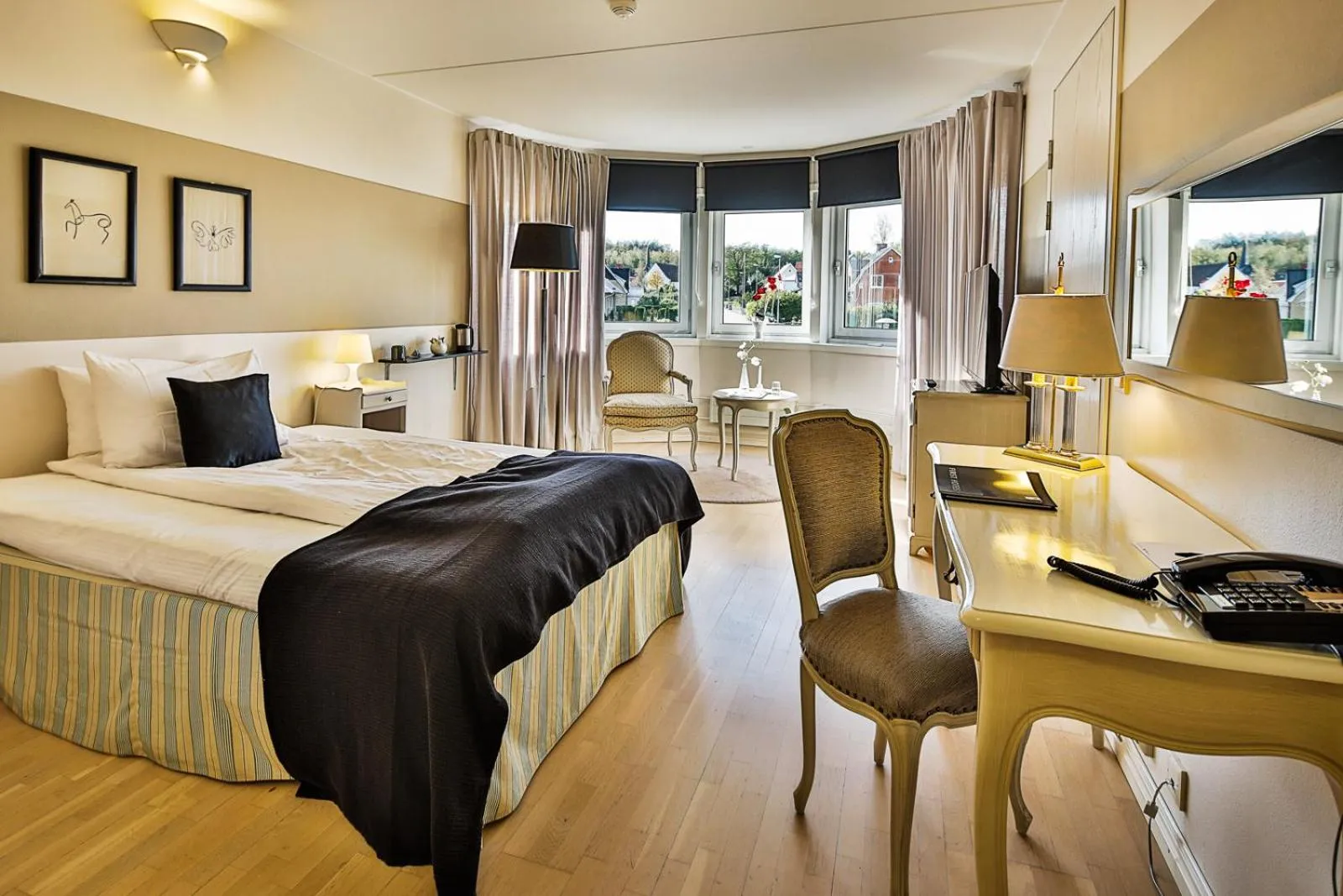 Photo of the whole room, Bed in First Hotel Olofström