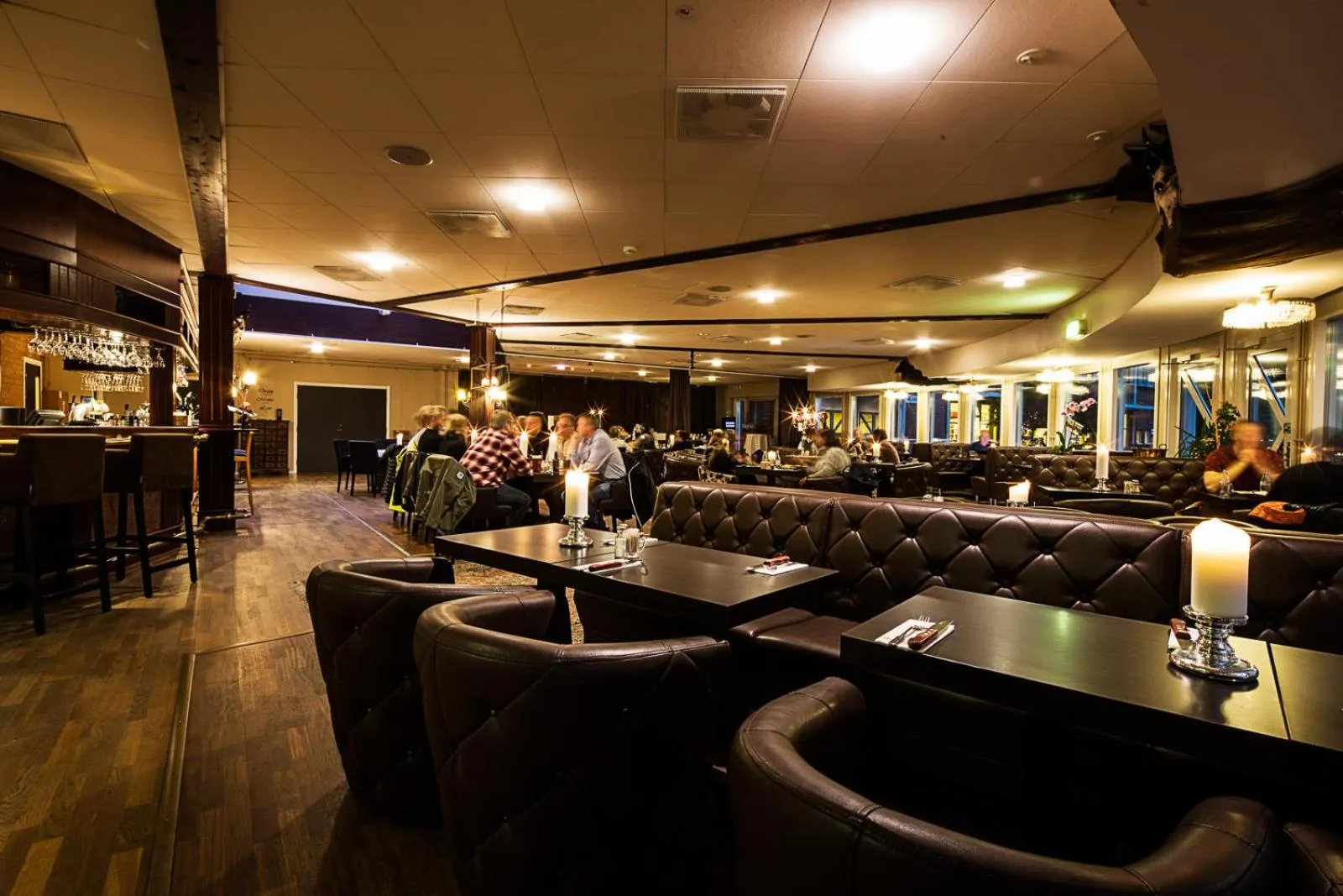 Lounge or bar in First Hotel Olofström