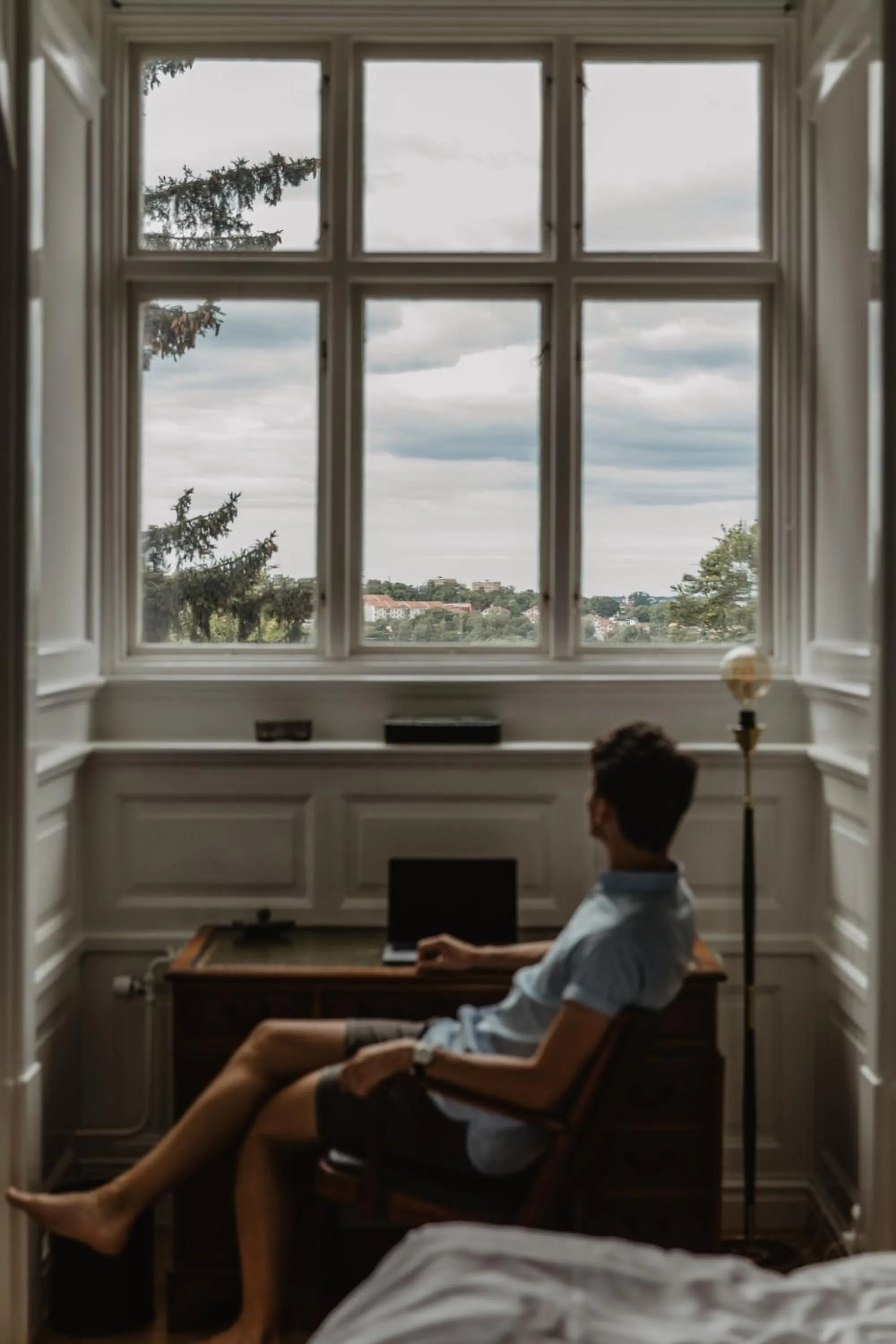 Seating area in Hotel Slottsvillan