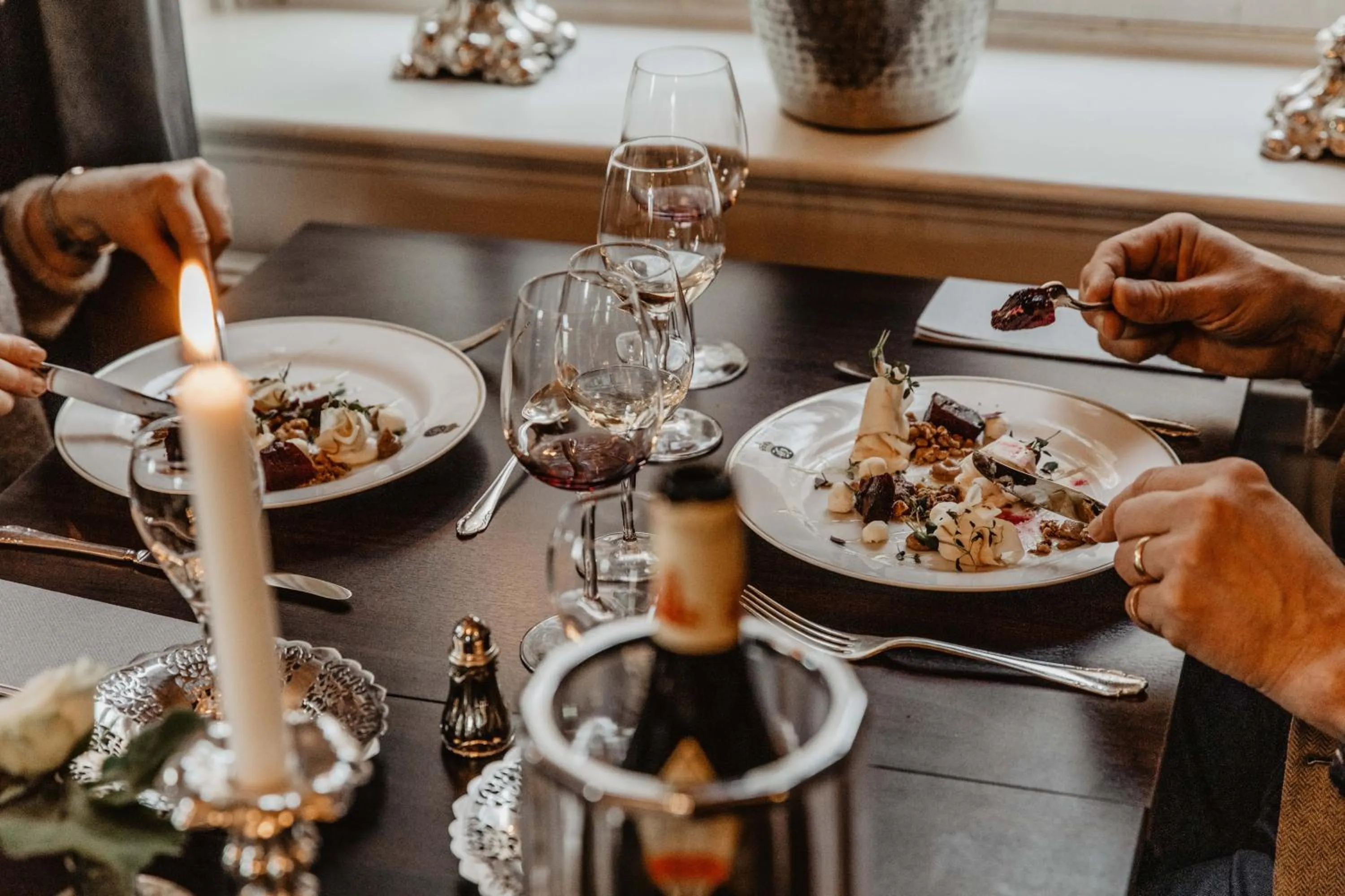 Restaurant/places to eat in Hotel Slottsvillan