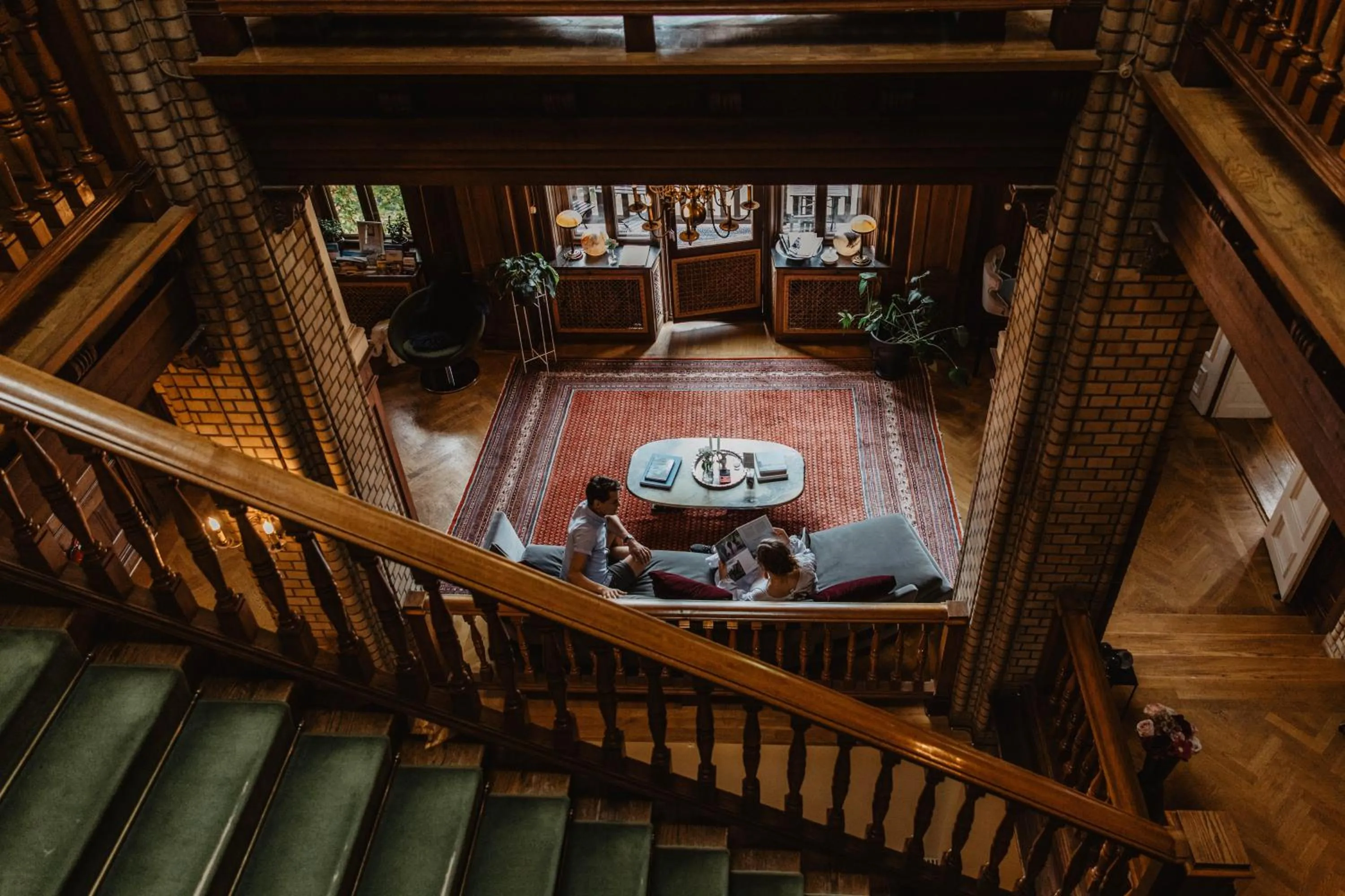 Lobby or reception in Hotel Slottsvillan