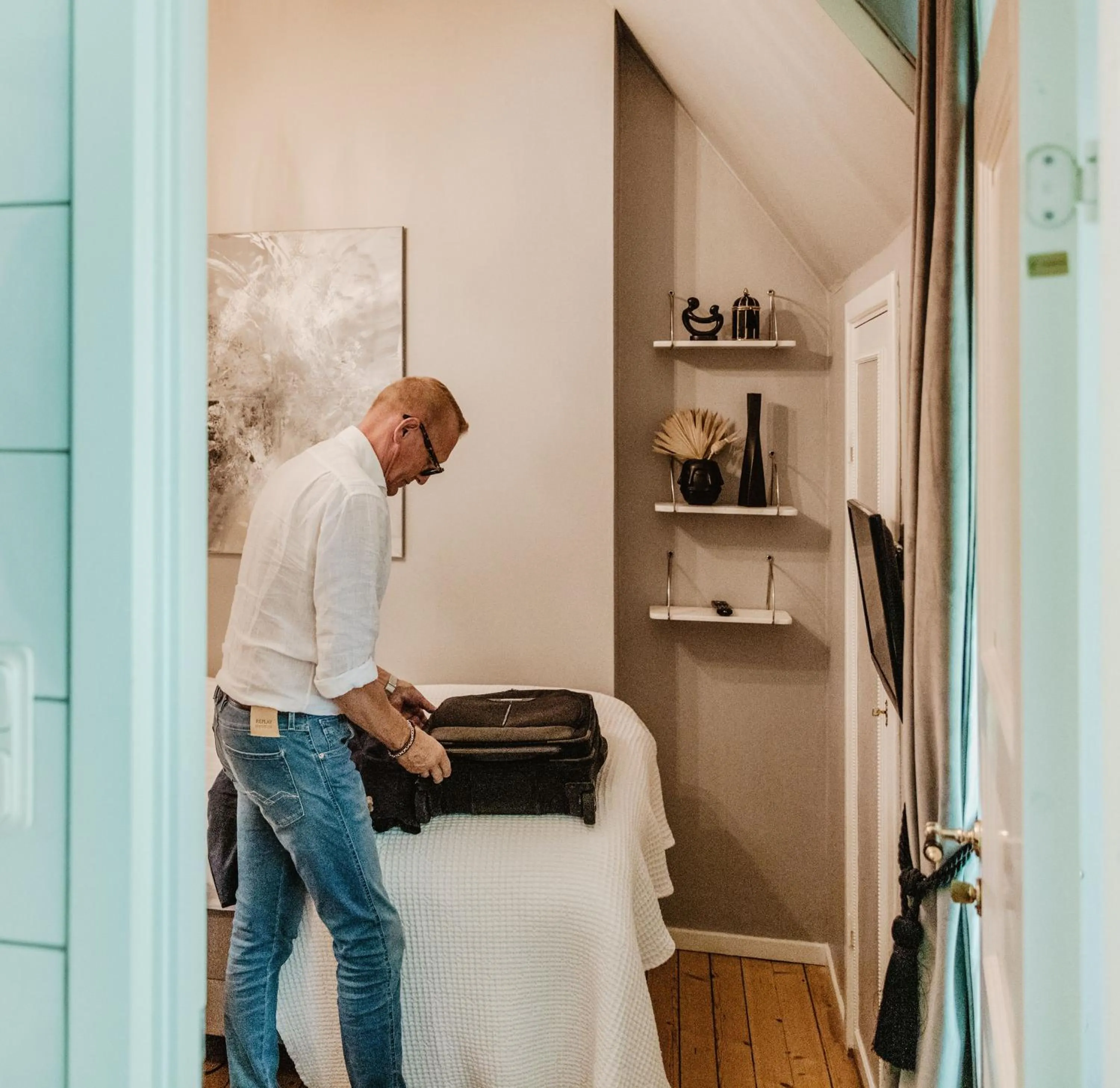 Bedroom in Hotel Slottsvillan
