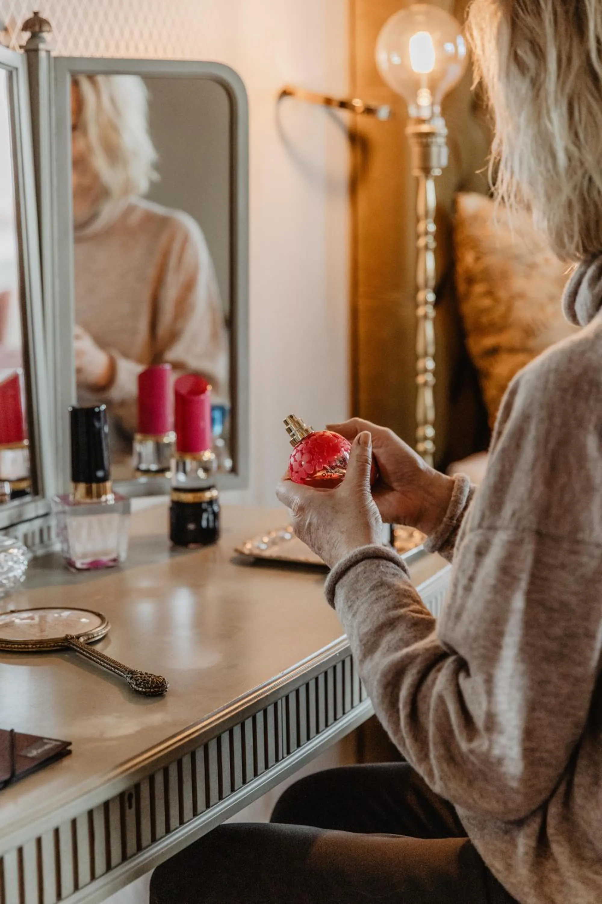 Seating area in Hotel Slottsvillan