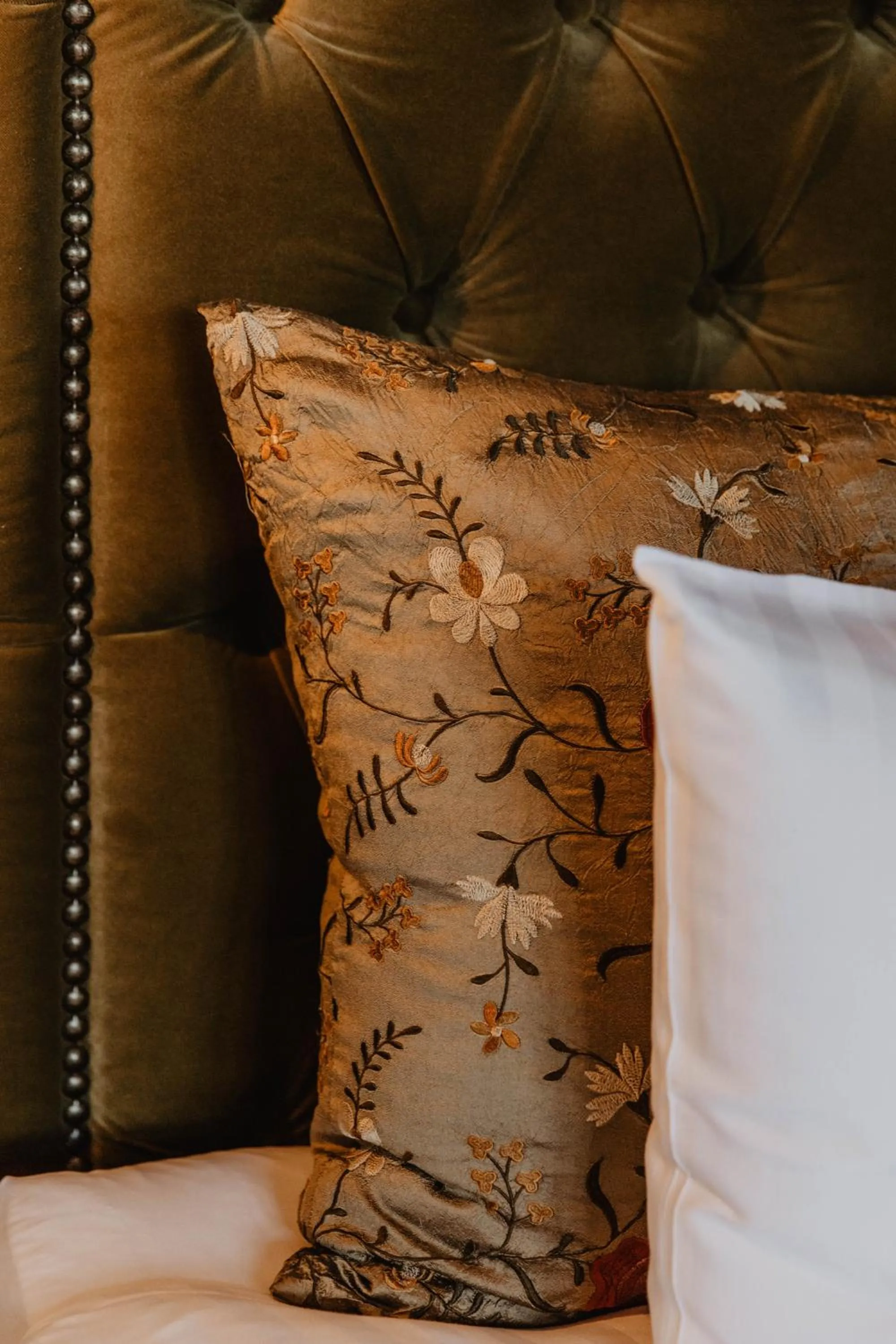 Bed in Hotel Slottsvillan