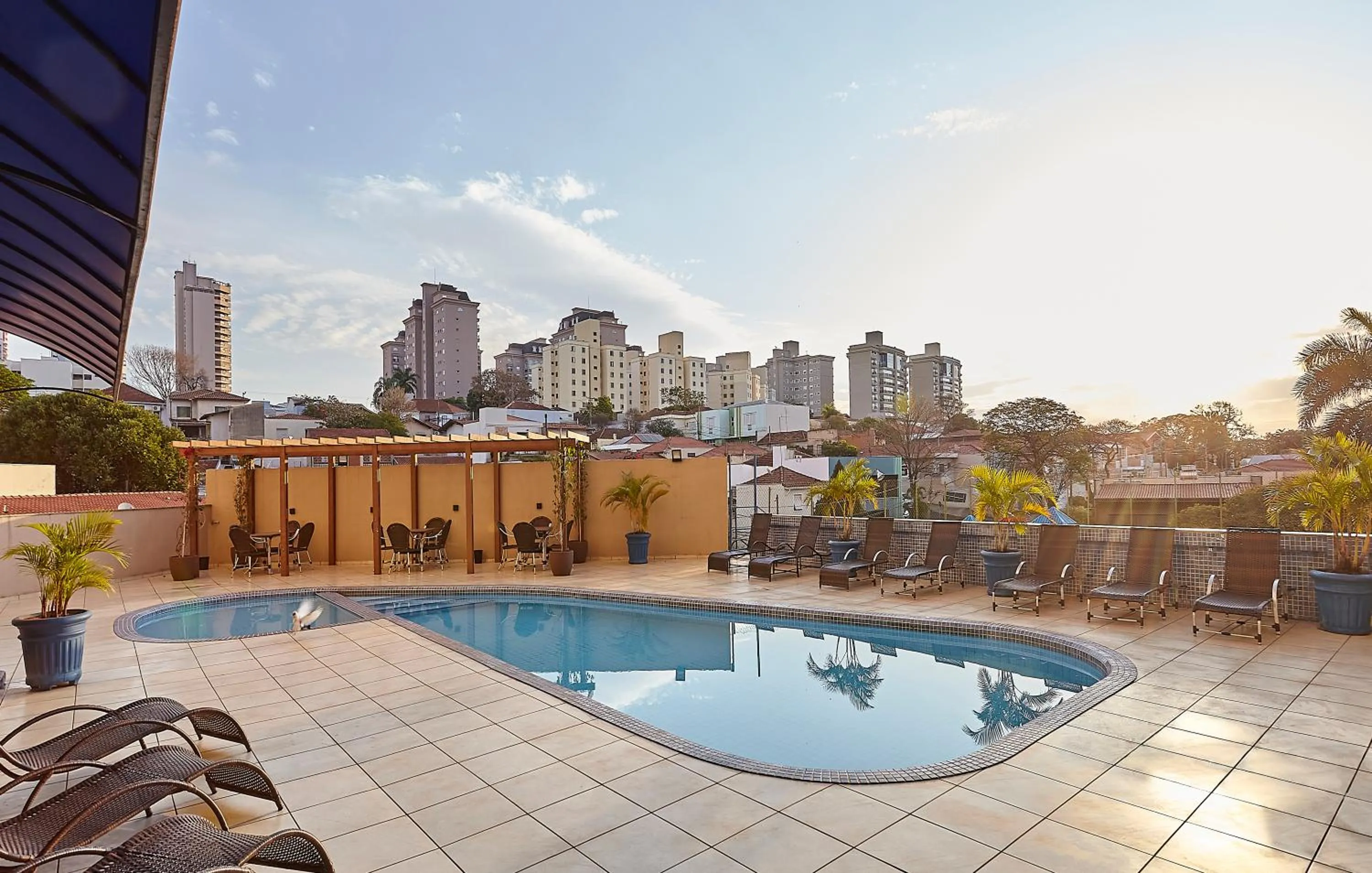 Pool view in Hotel Nacional Inn Piracicaba