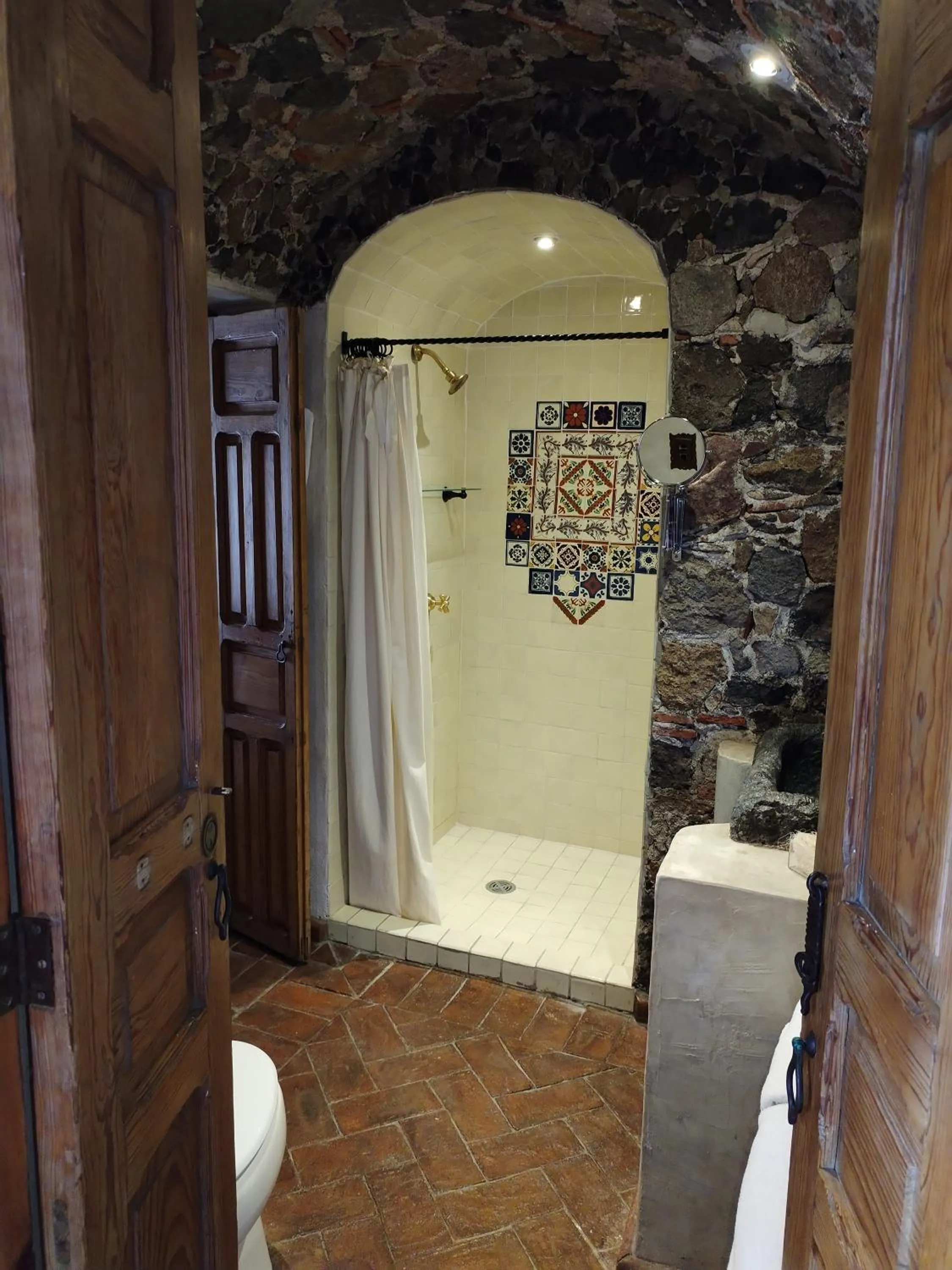Shower in Hacienda Las Amantes
