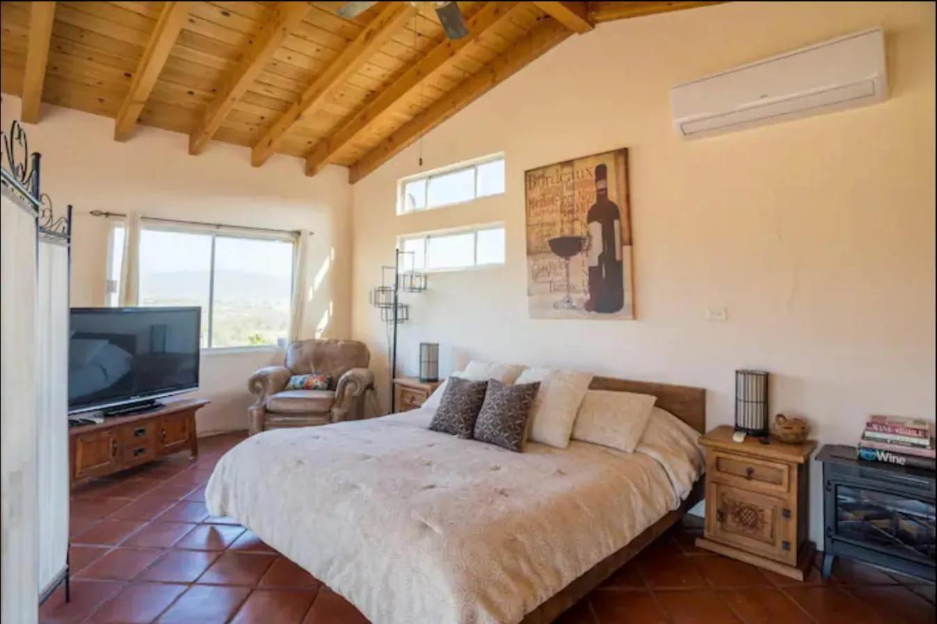 Bed in En'kanto Valle de Guadalupe