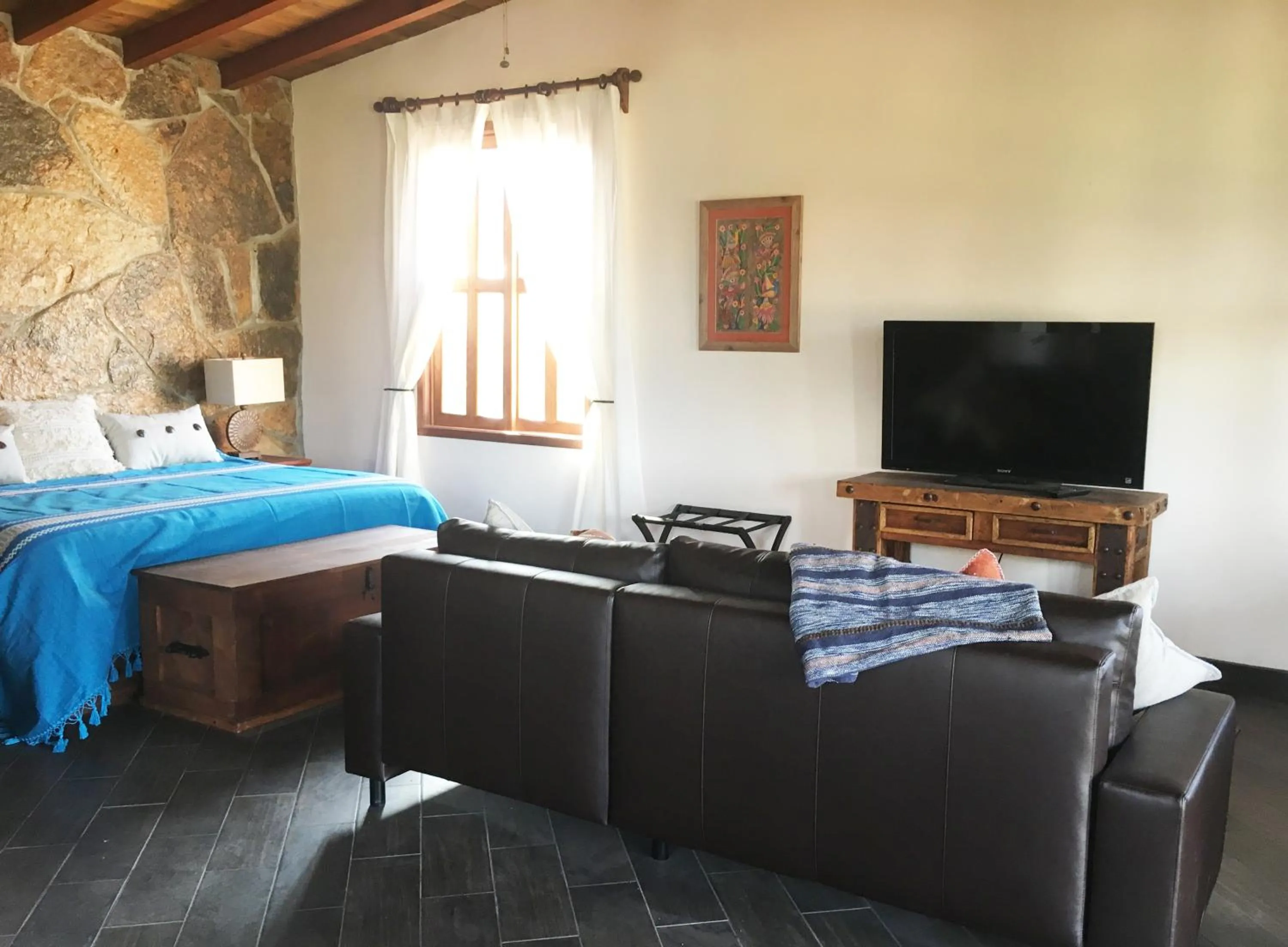 Bed in En'kanto Valle de Guadalupe