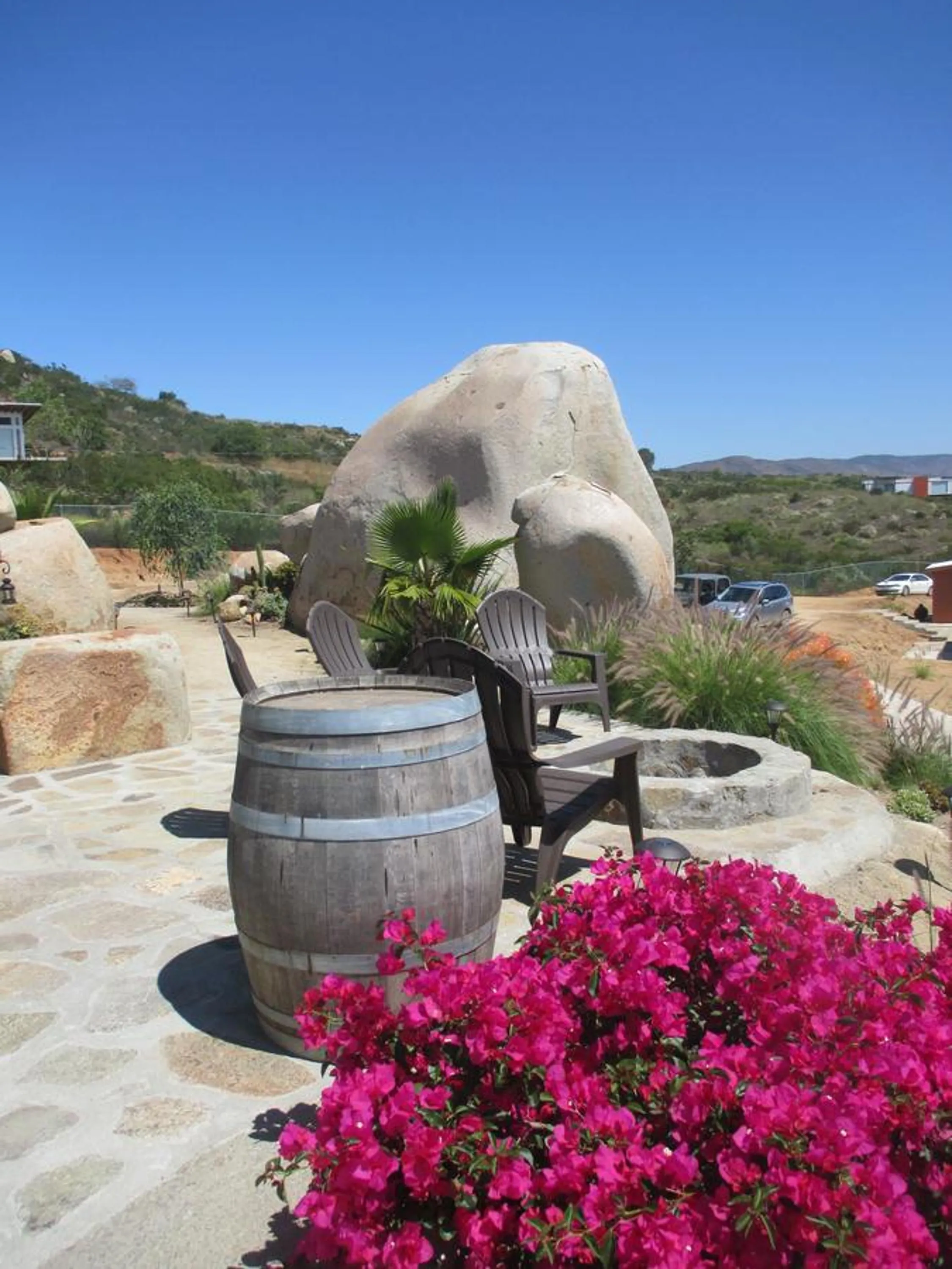 Patio in En'kanto Valle de Guadalupe
