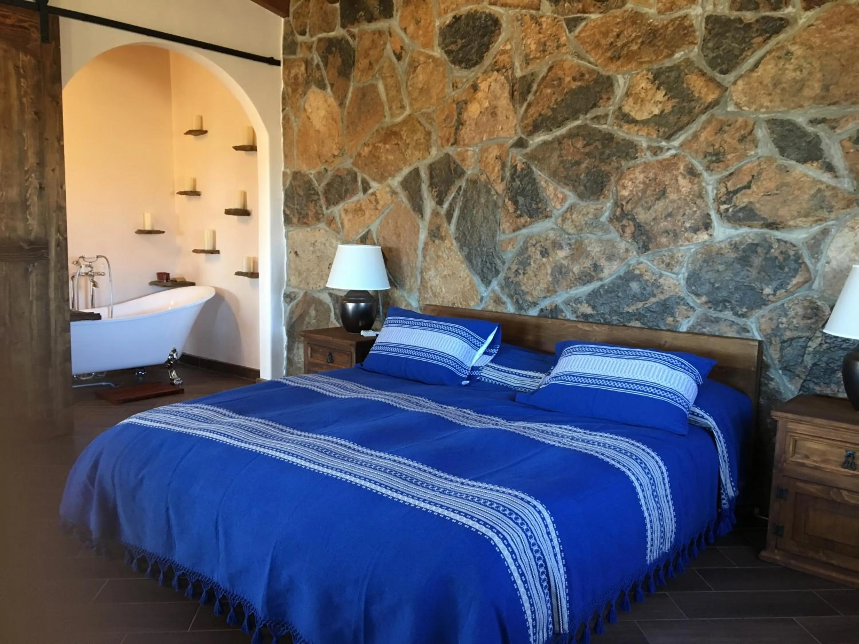 Bed in En'kanto Valle de Guadalupe