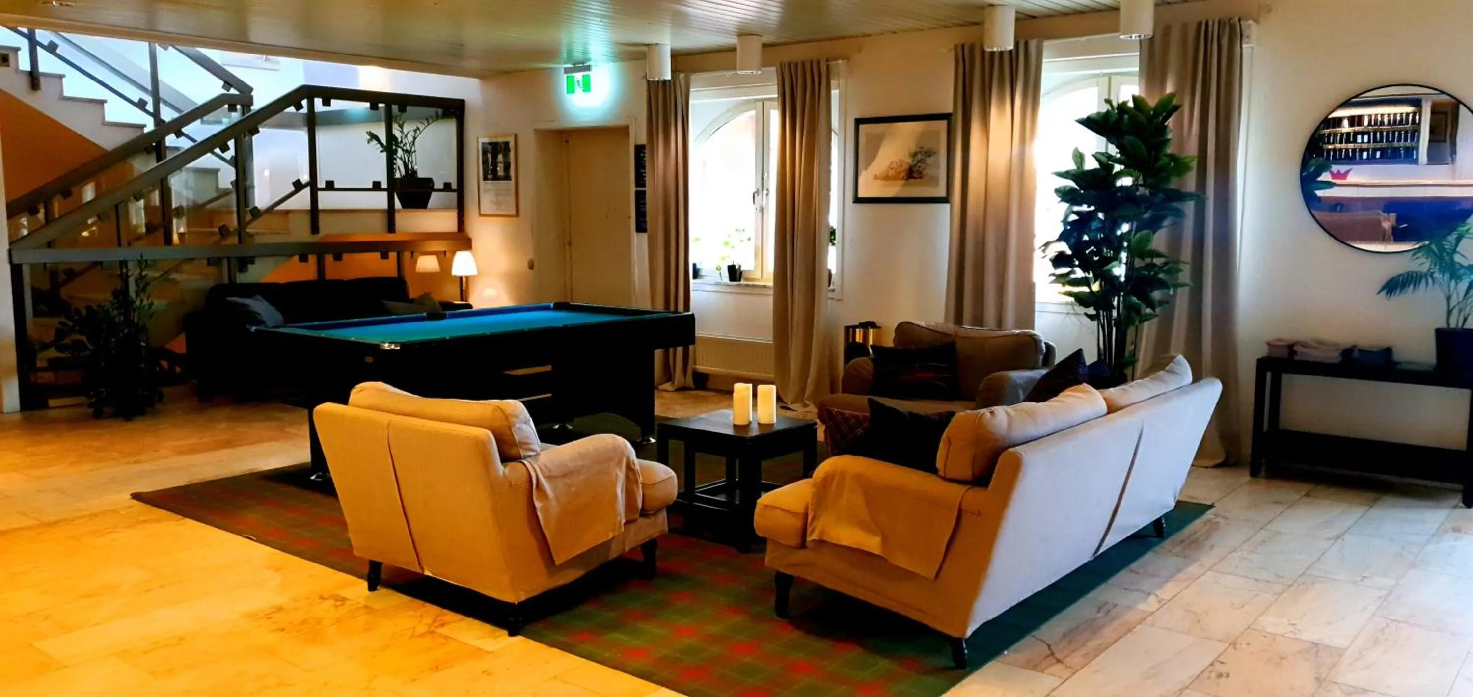 Lobby or reception in Rasta Mariestad