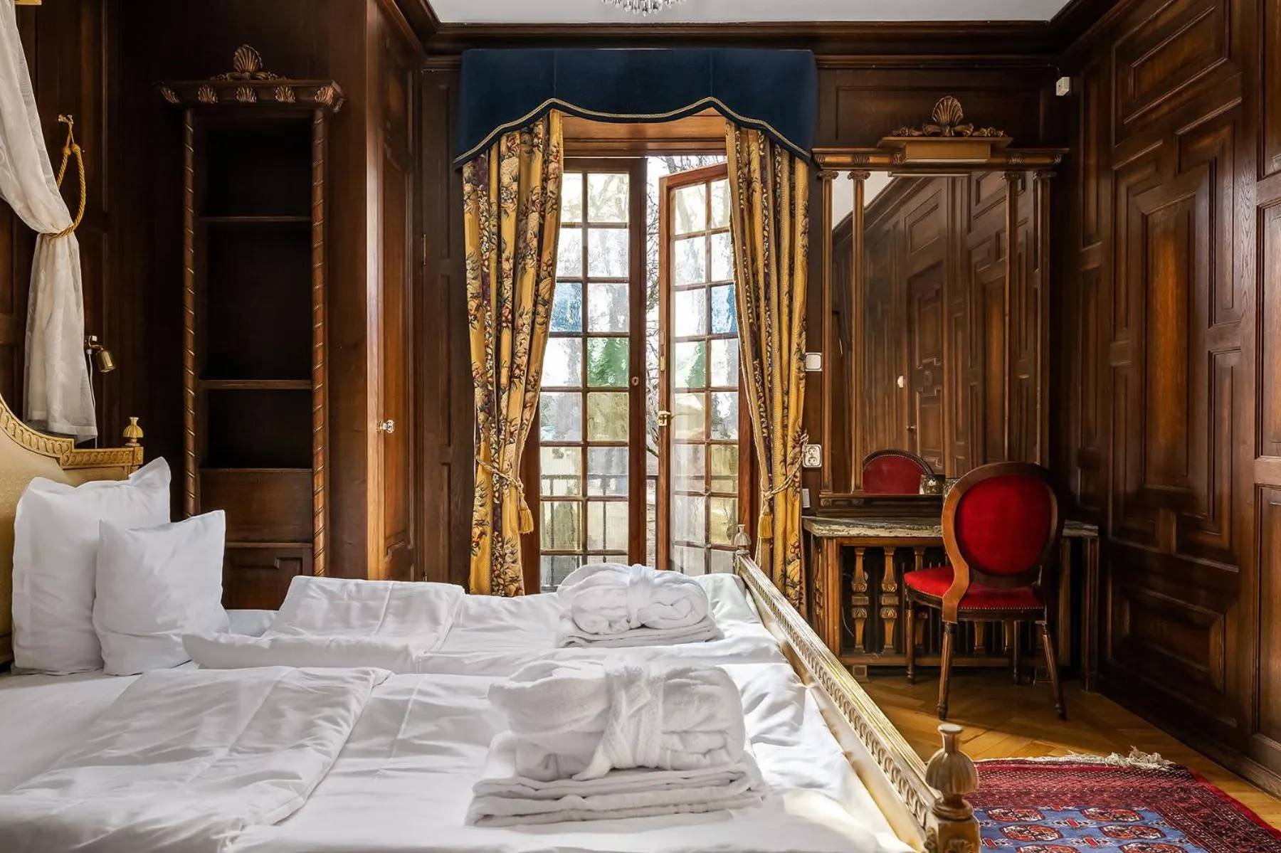 Bedroom, Bed in Häringe Slott